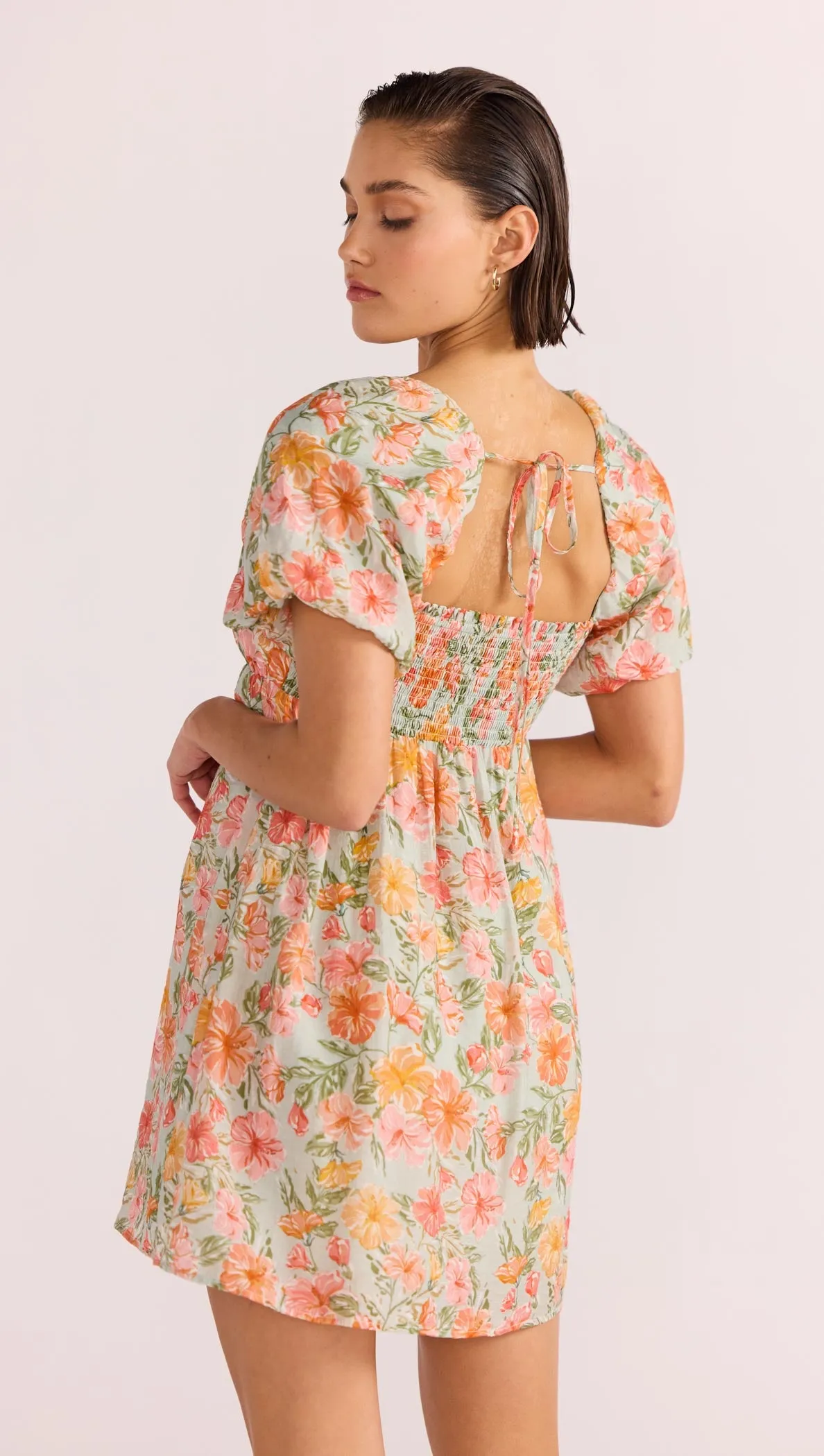 Lorelei Ruched Mini Dress sold by MINKPINK product image thumbnail 3