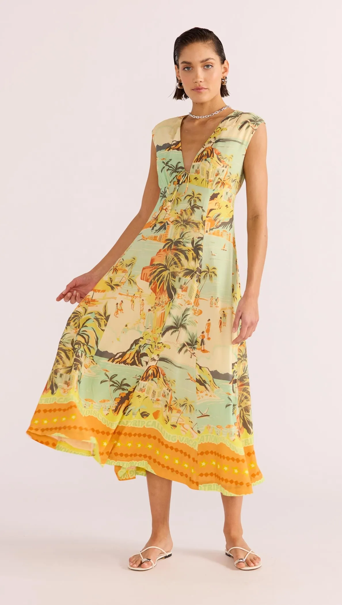 Vacanza Midi Dress sold by MINKPINK product image thumbnail 3