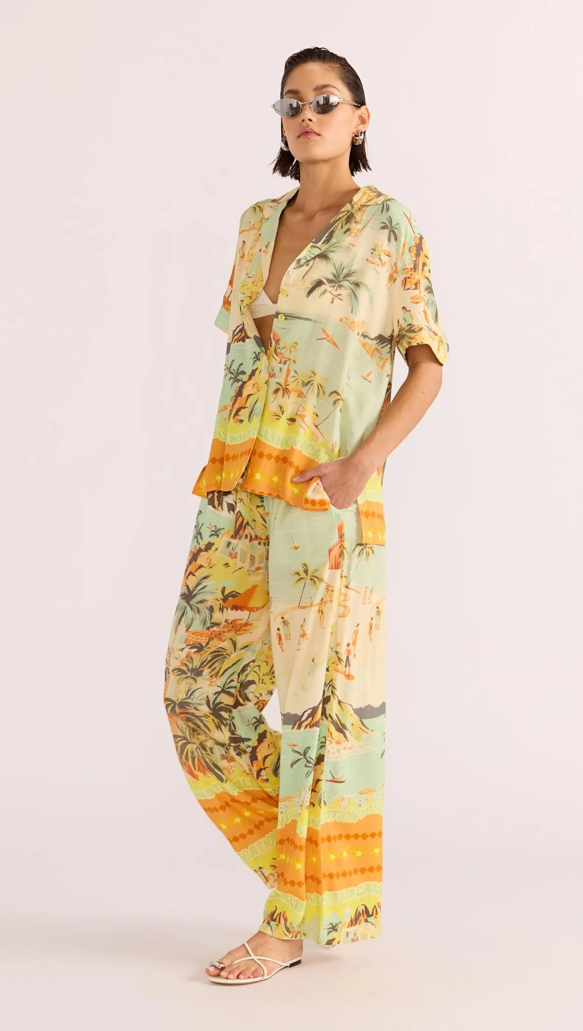 Vacanza Resort Shirt sold by MINKPINK product image thumbnail 4