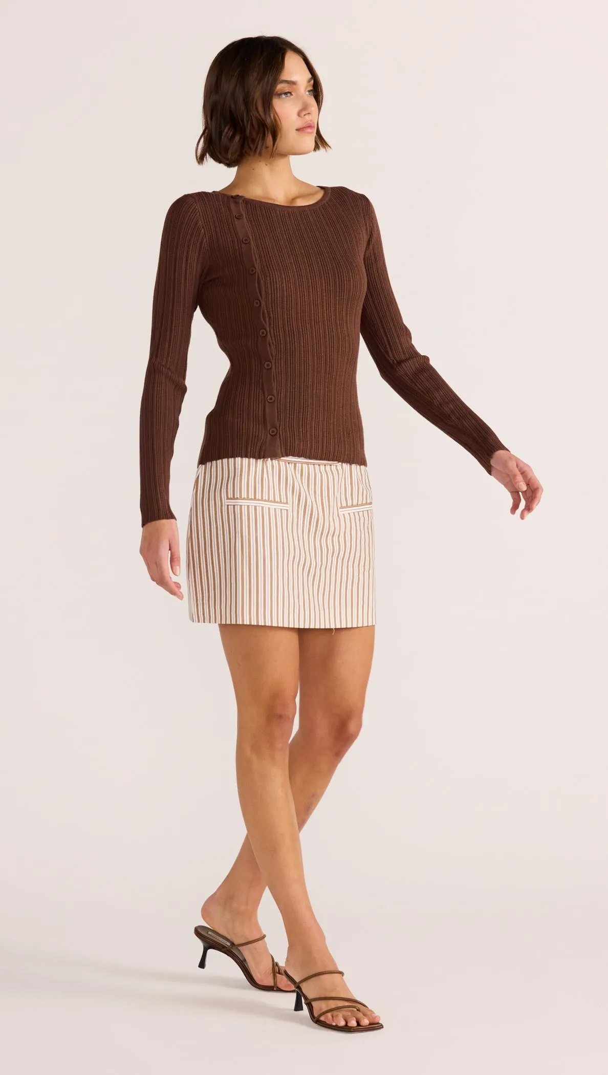 Zinnia Asymmetric Knit Top sold by MINKPINK product image thumbnail 5
