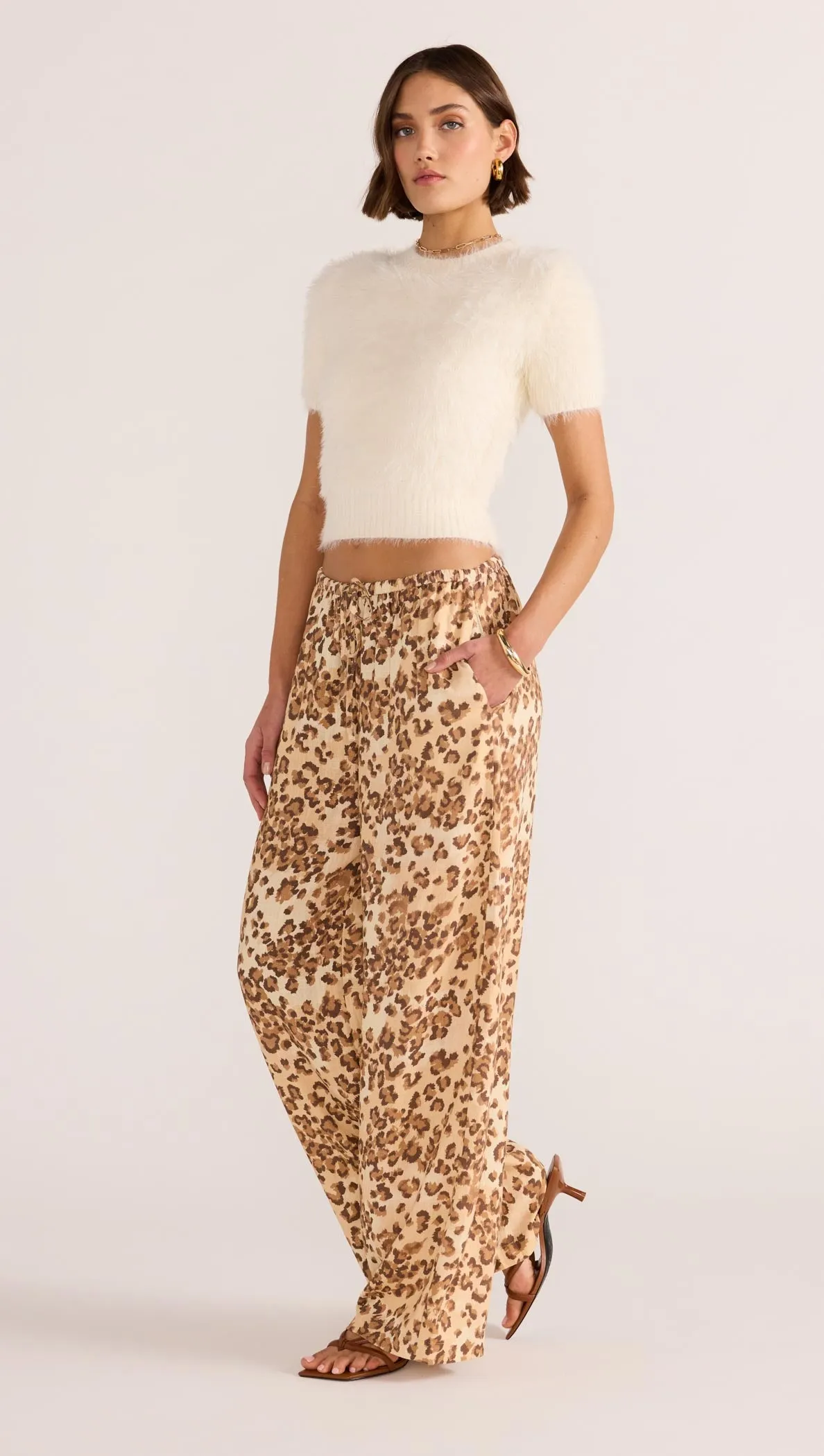 Clover Fluffy Knit Tee sold by MINKPINK product image thumbnail 3