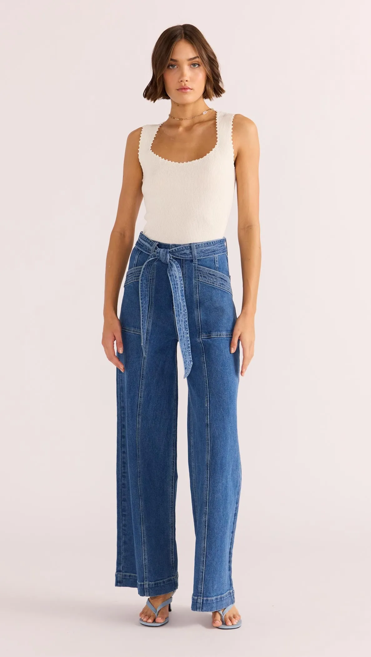 Isla Boucle Knit Tank sold by MINKPINK product image thumbnail 3