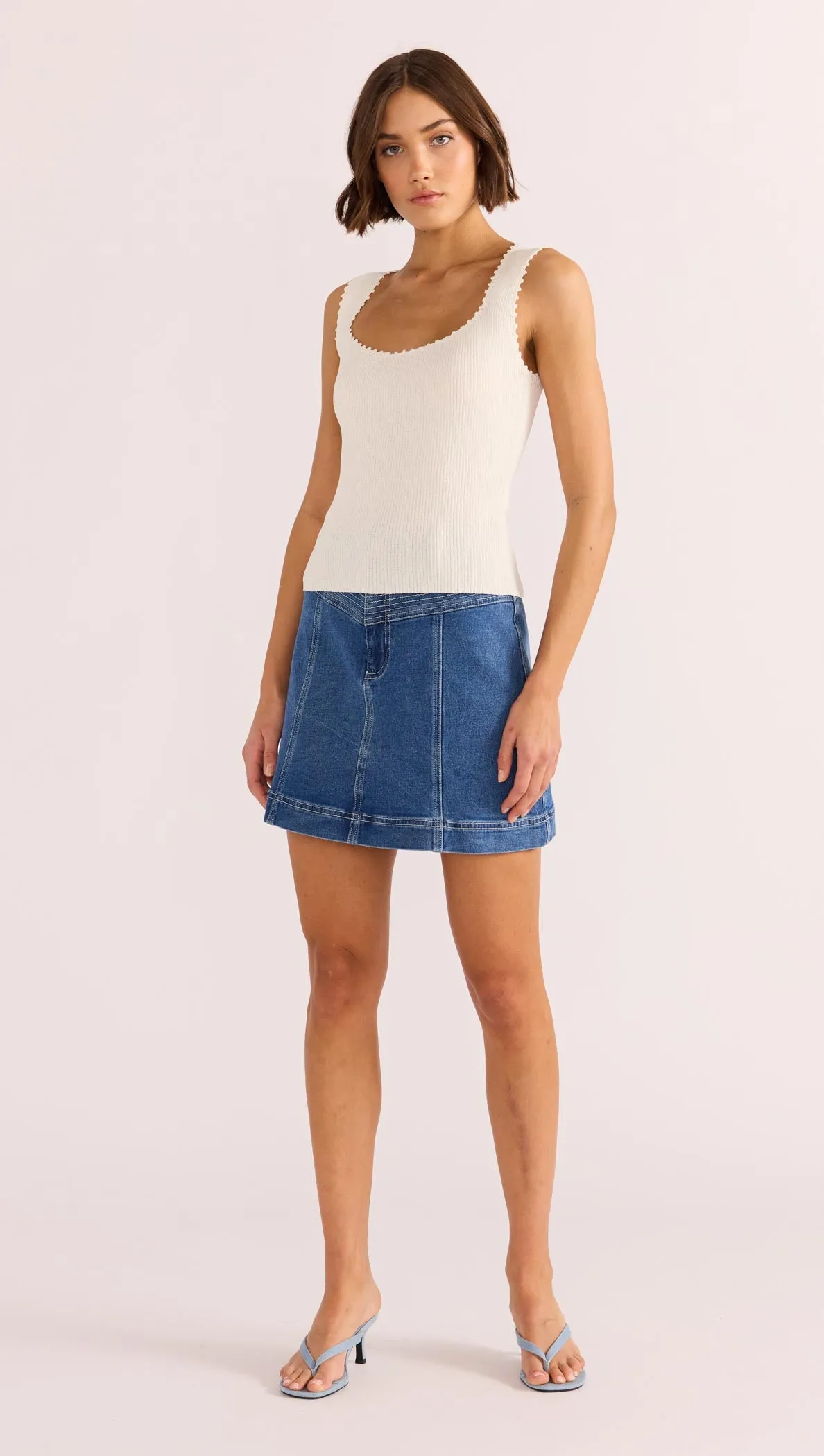 Isla Boucle Knit Tank sold by MINKPINK product image thumbnail 5