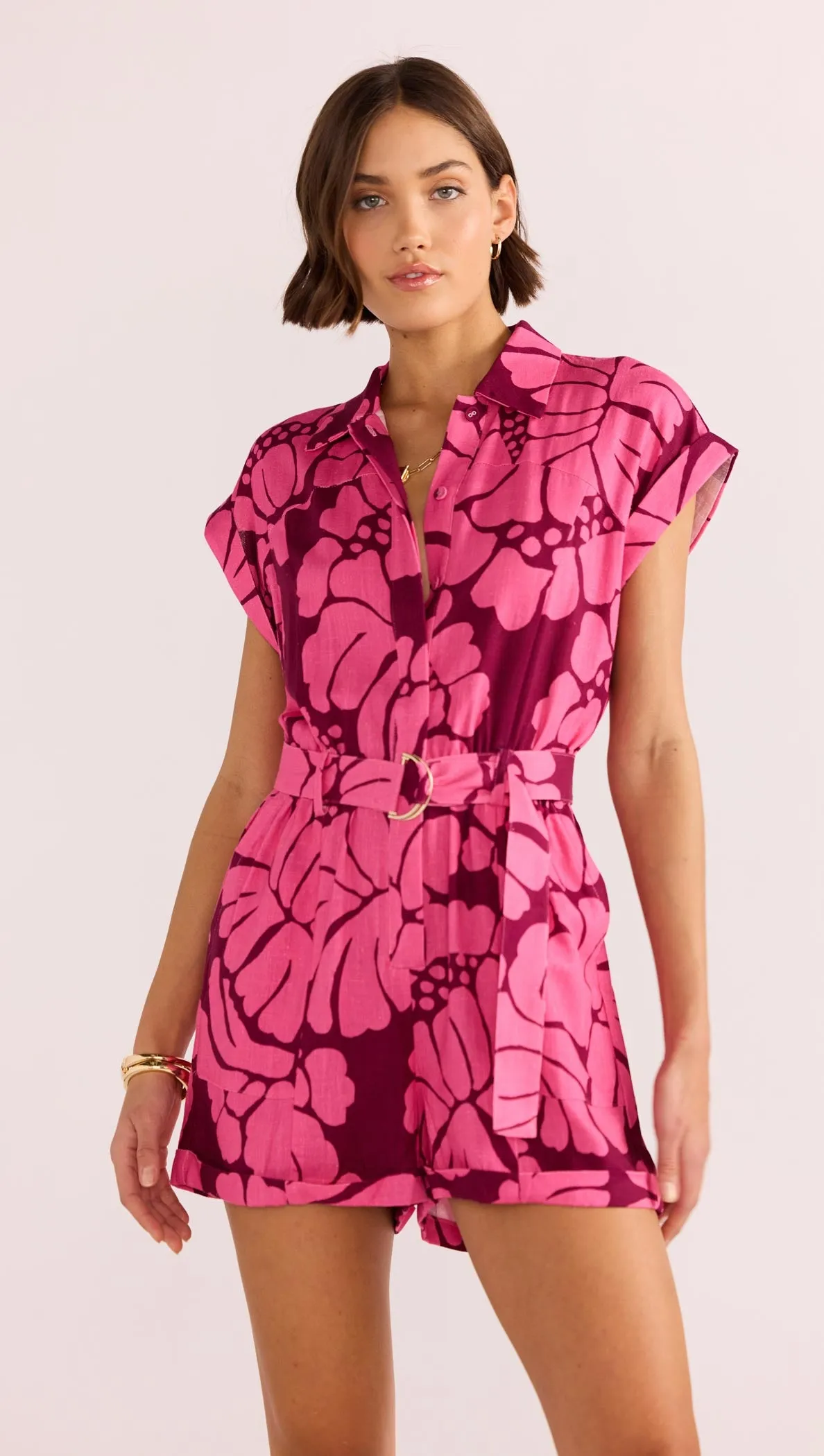 Persephone Belted Playsuit sold by MINKPINK