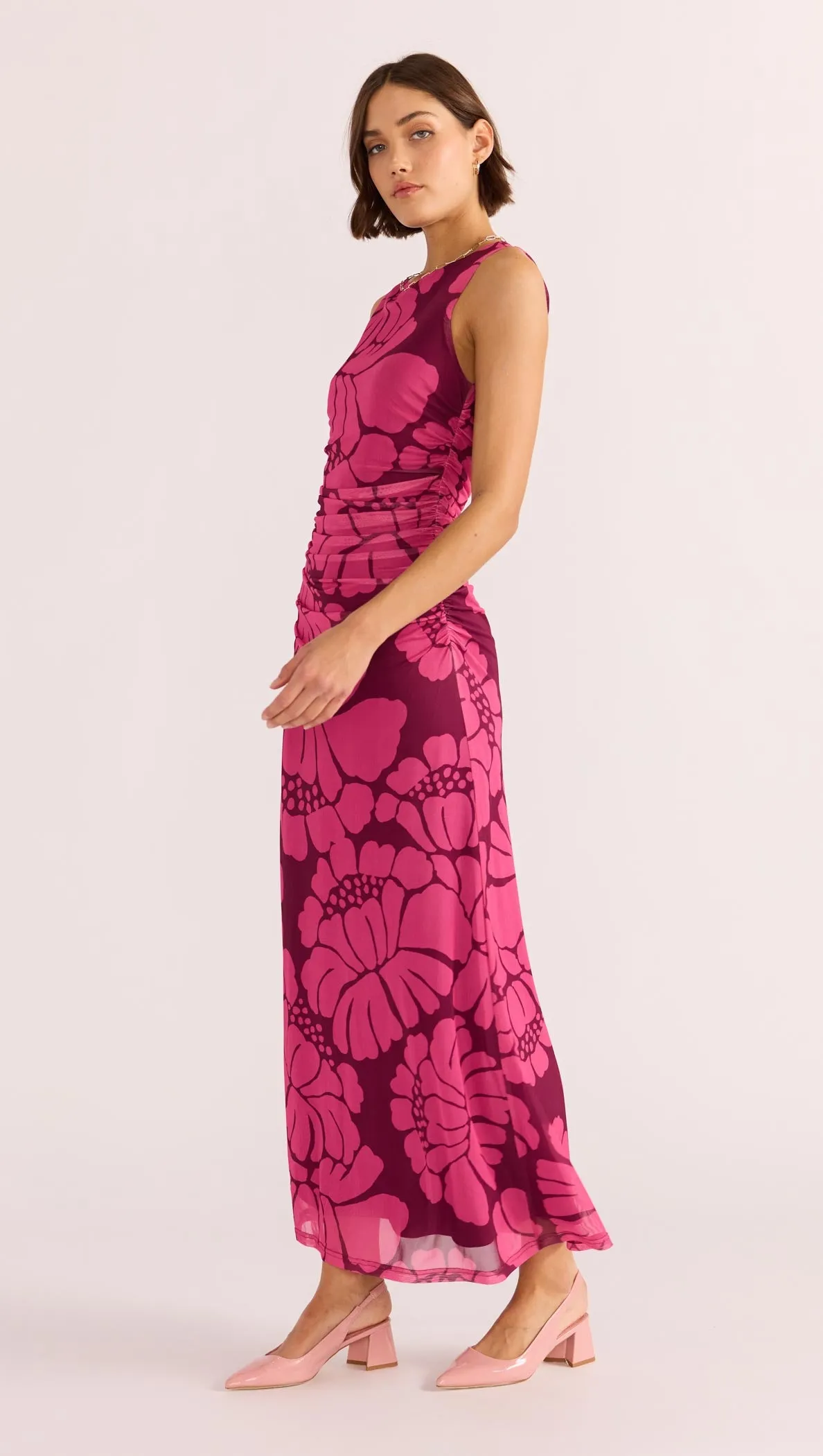 Persephone Mesh Midi Dress sold by MINKPINK product image thumbnail 4