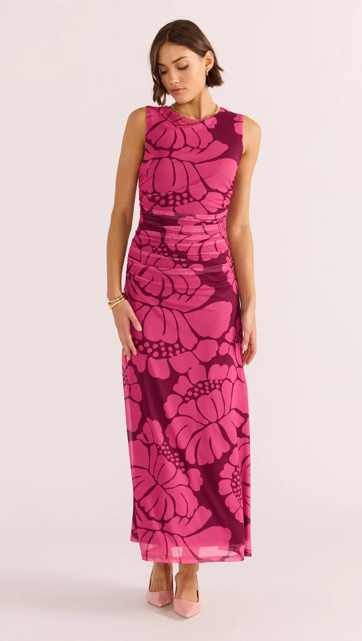 Persephone Mesh Midi Dress sold by MINKPINK