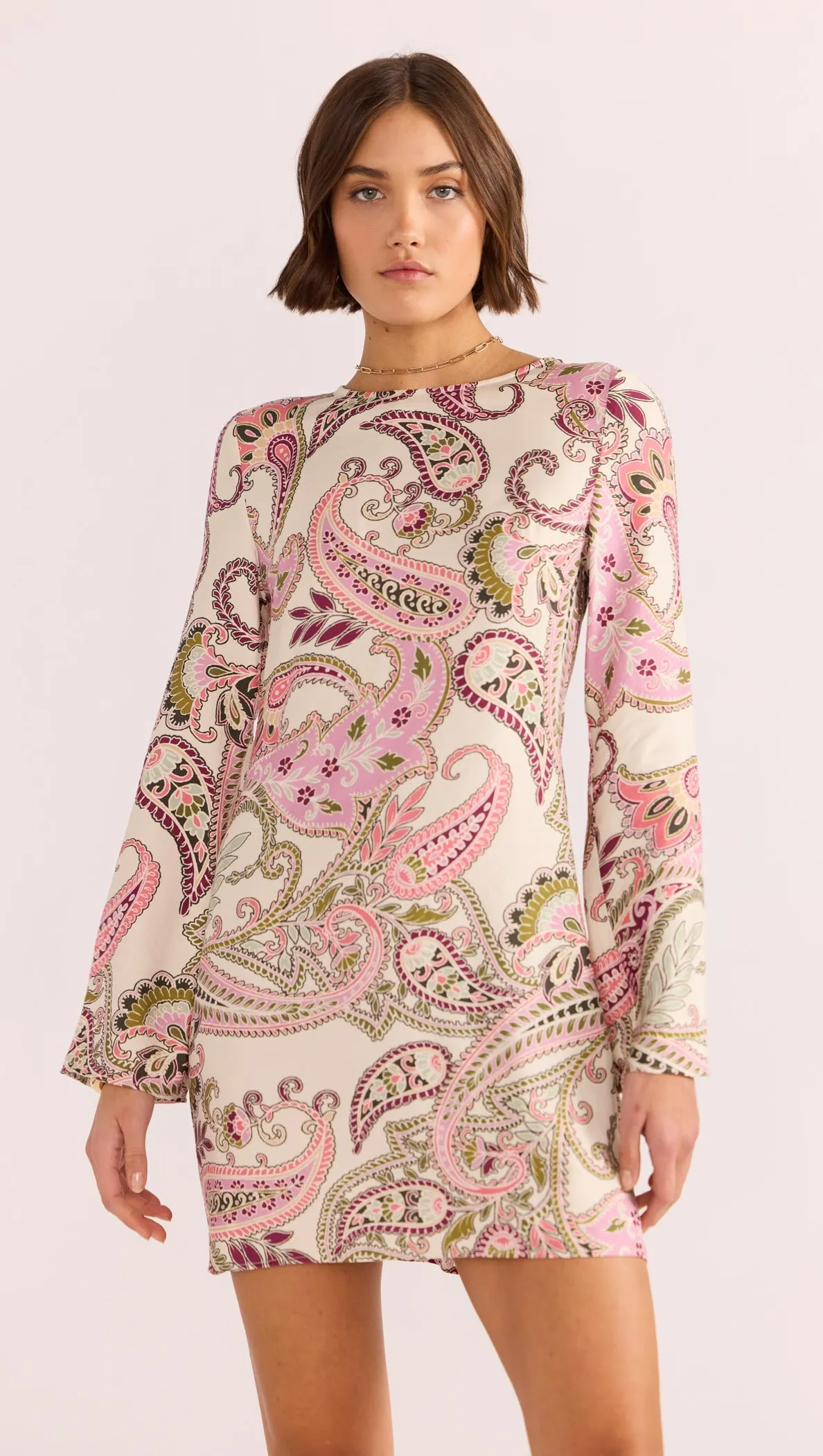 Cadence Bias Mini Dress sold by MINKPINK product image thumbnail 4
