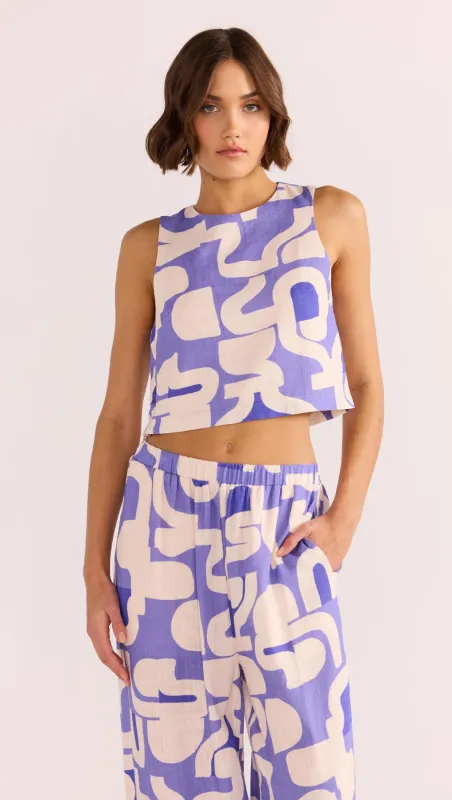 Iris Crop Tank sold by MINKPINK