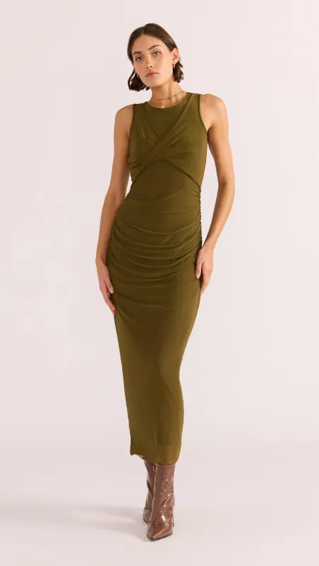 Elodie Mesh Midi Dress sold by MINKPINK