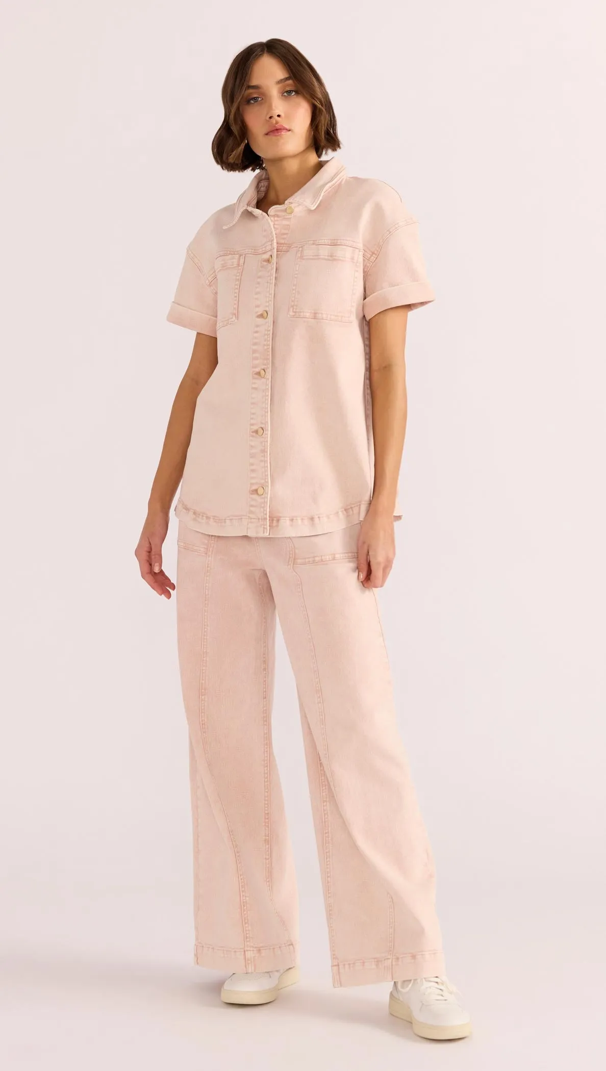 Dahlia Denim Shirt sold by MINKPINK