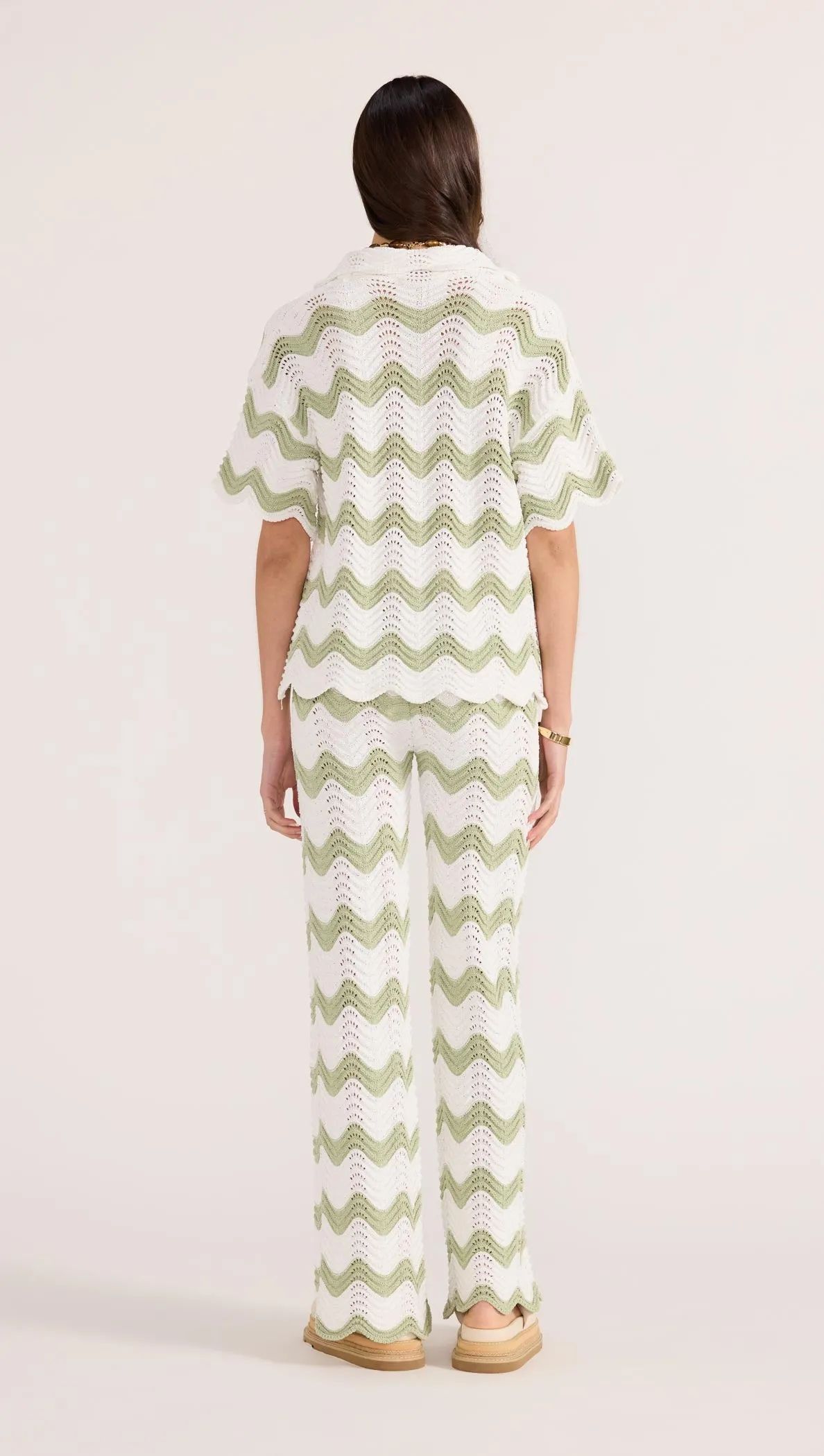 Jayden Crochet Wave Shirt sold by MINKPINK product image thumbnail 4