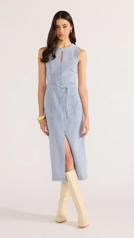 Oliver Denim Midi Dress sold by MINKPINK