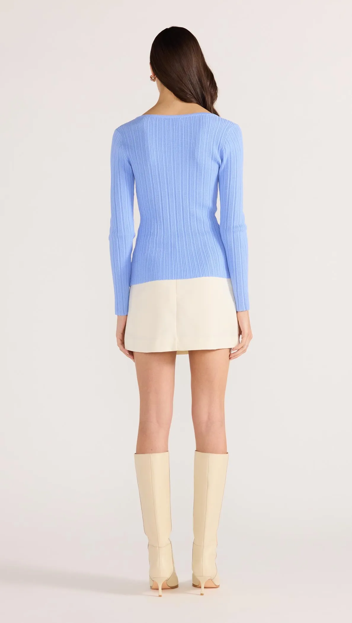 Zinnia Asymmetric Knit Top sold by MINKPINK product image thumbnail 5