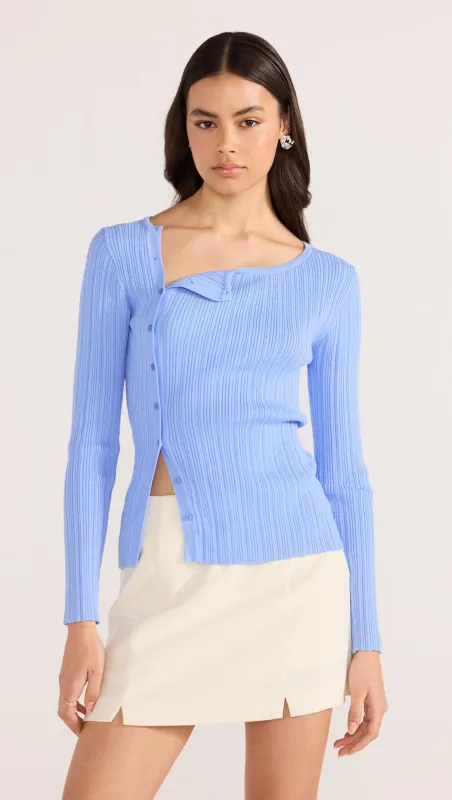 Zinnia Asymmetric Knit Top sold by MINKPINK