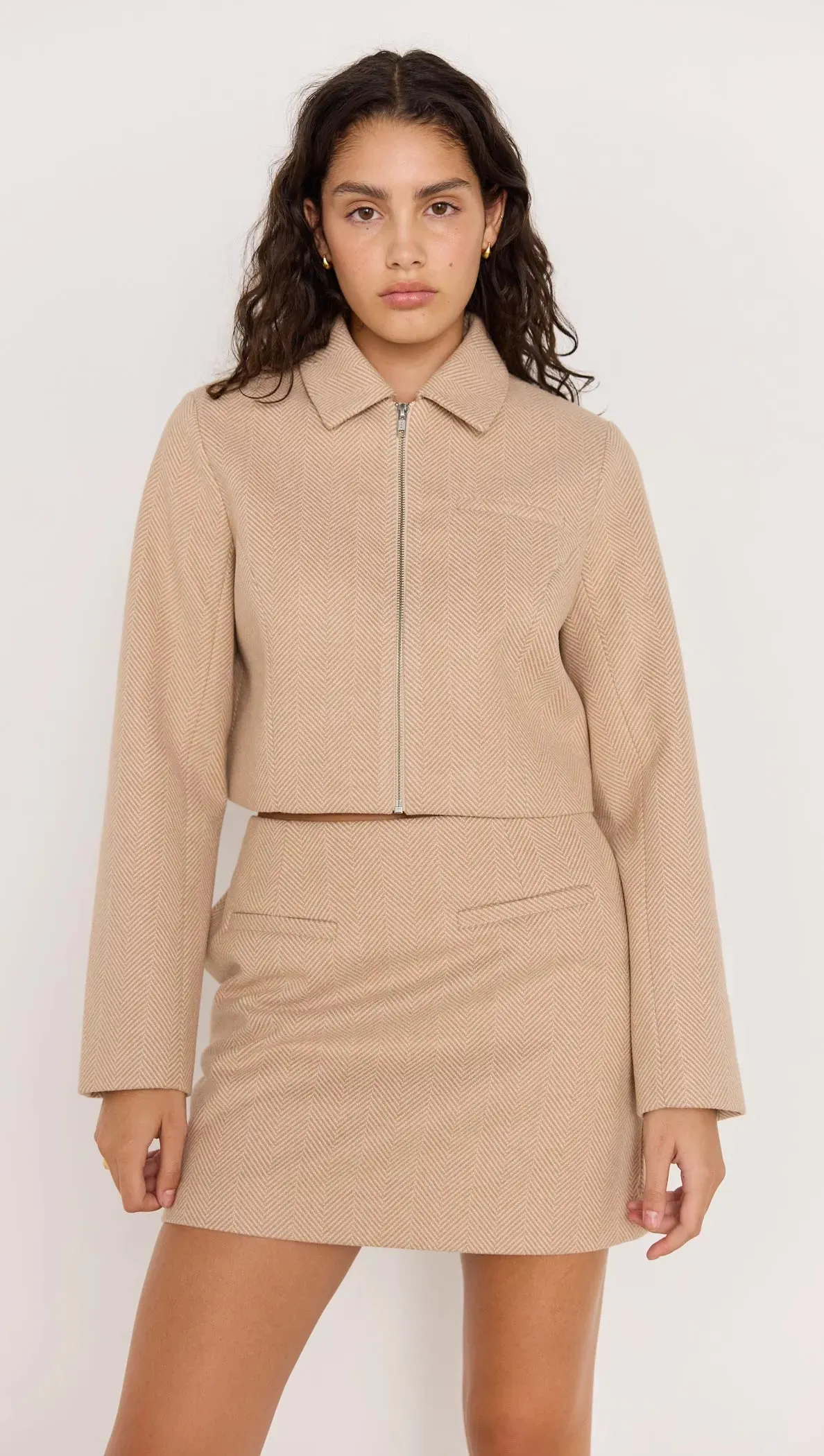 Audrey Herringbone Jacket sold by MINKPINK product image thumbnail 2