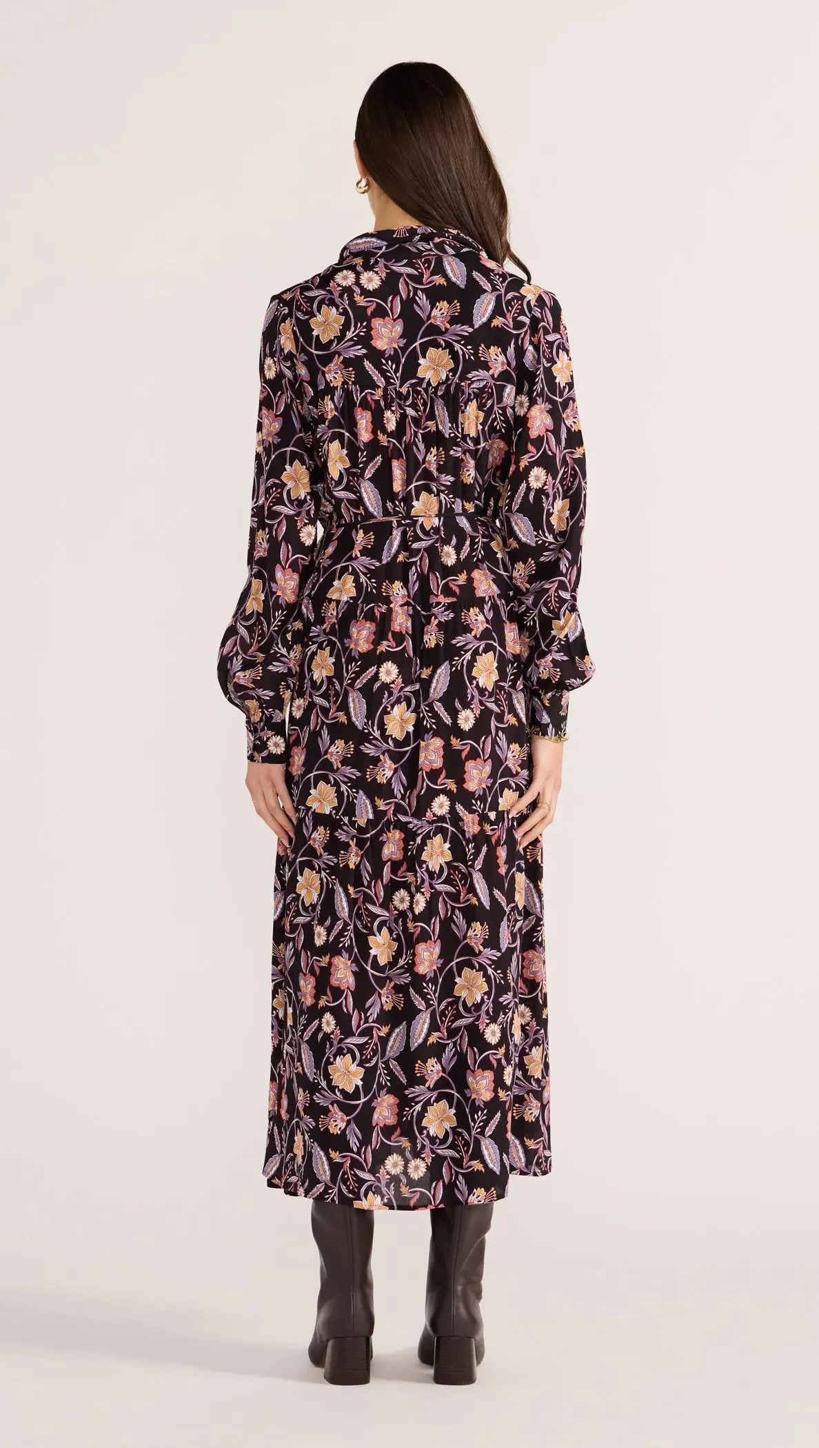 Regal Long Sleeve Midi Dress sold by MINKPINK product image thumbnail 3