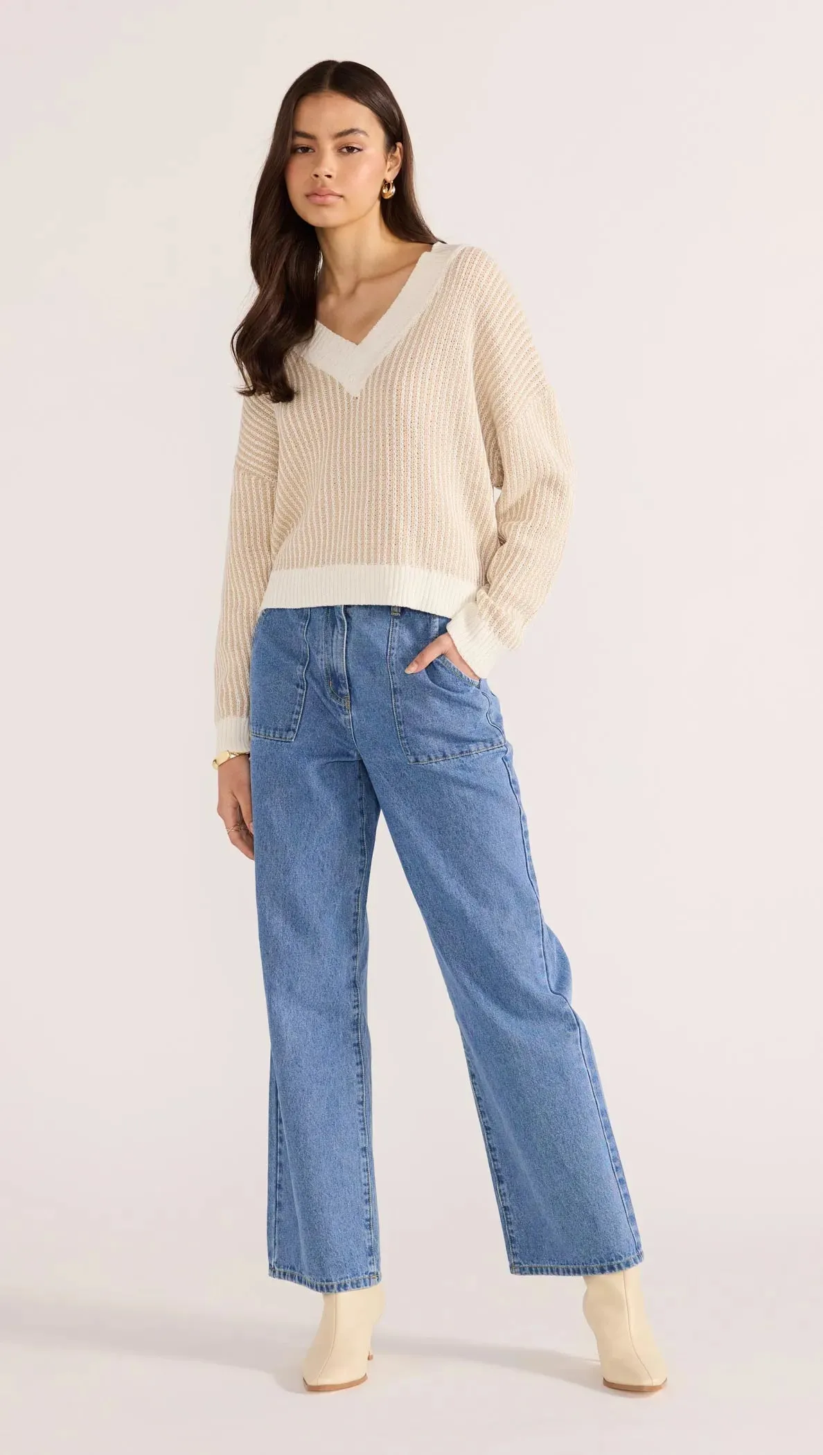 Megan V-Neck Sweater sold by MINKPINK product image thumbnail 4