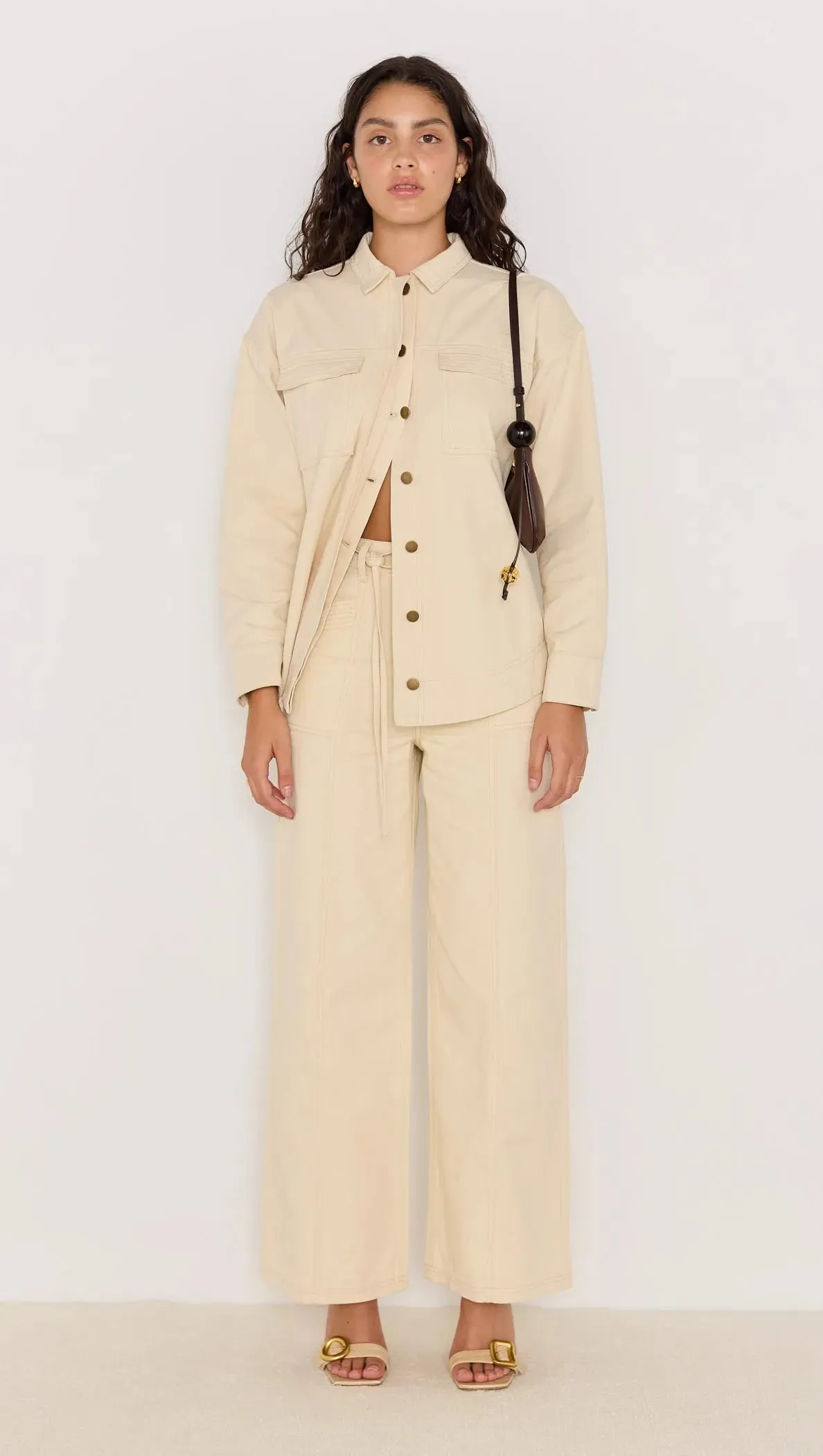 Jane Drill Straight Leg Pant sold by MINKPINK