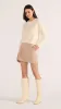 Audrey Herringbone Mini Skirt sold by MINKPINK