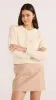 Audrey Herringbone Mini Skirt sold by MINKPINK