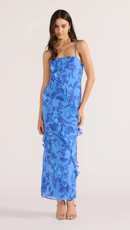 Jeanne Ruffle Maxi Dress made by MINKPINK