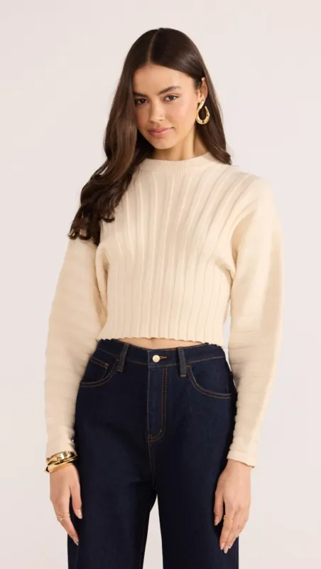 Pipper Rib Knit Jumper made by MINKPINK