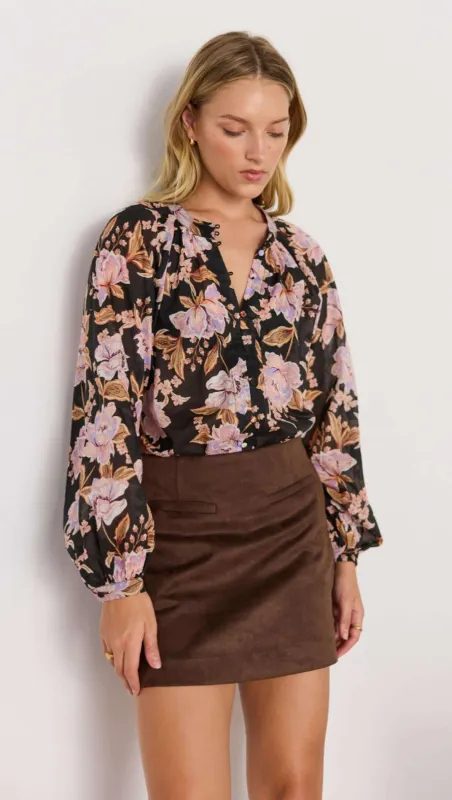 Willow Floral Blouse sold by MINKPINK