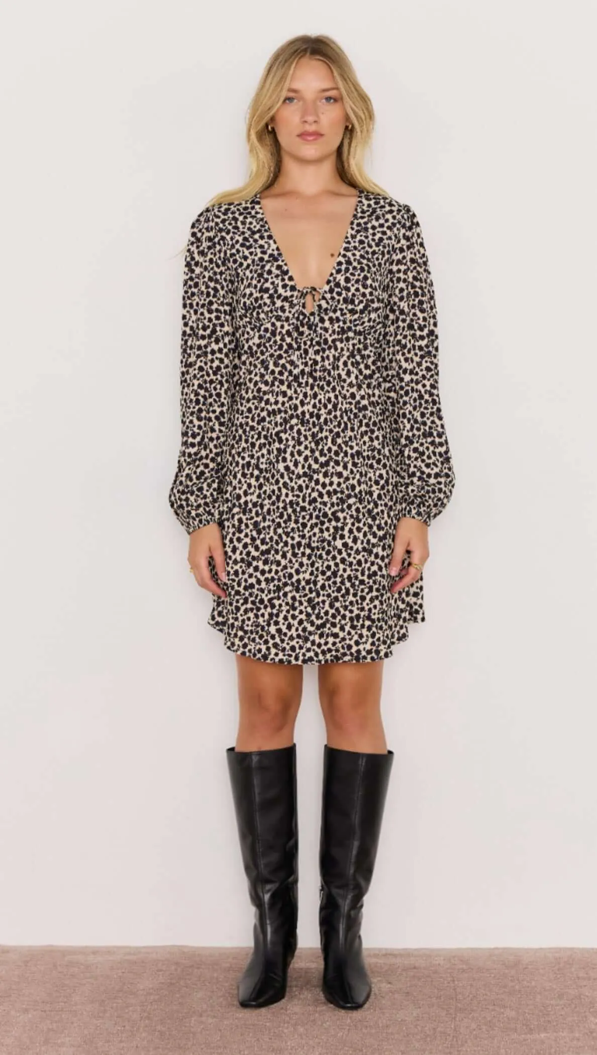 Elka Long Sleeve Mini Dress sold by MINKPINK product image thumbnail 4
