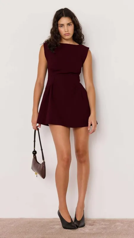 Romy Mini Dress - Wine sold by MINKPINK