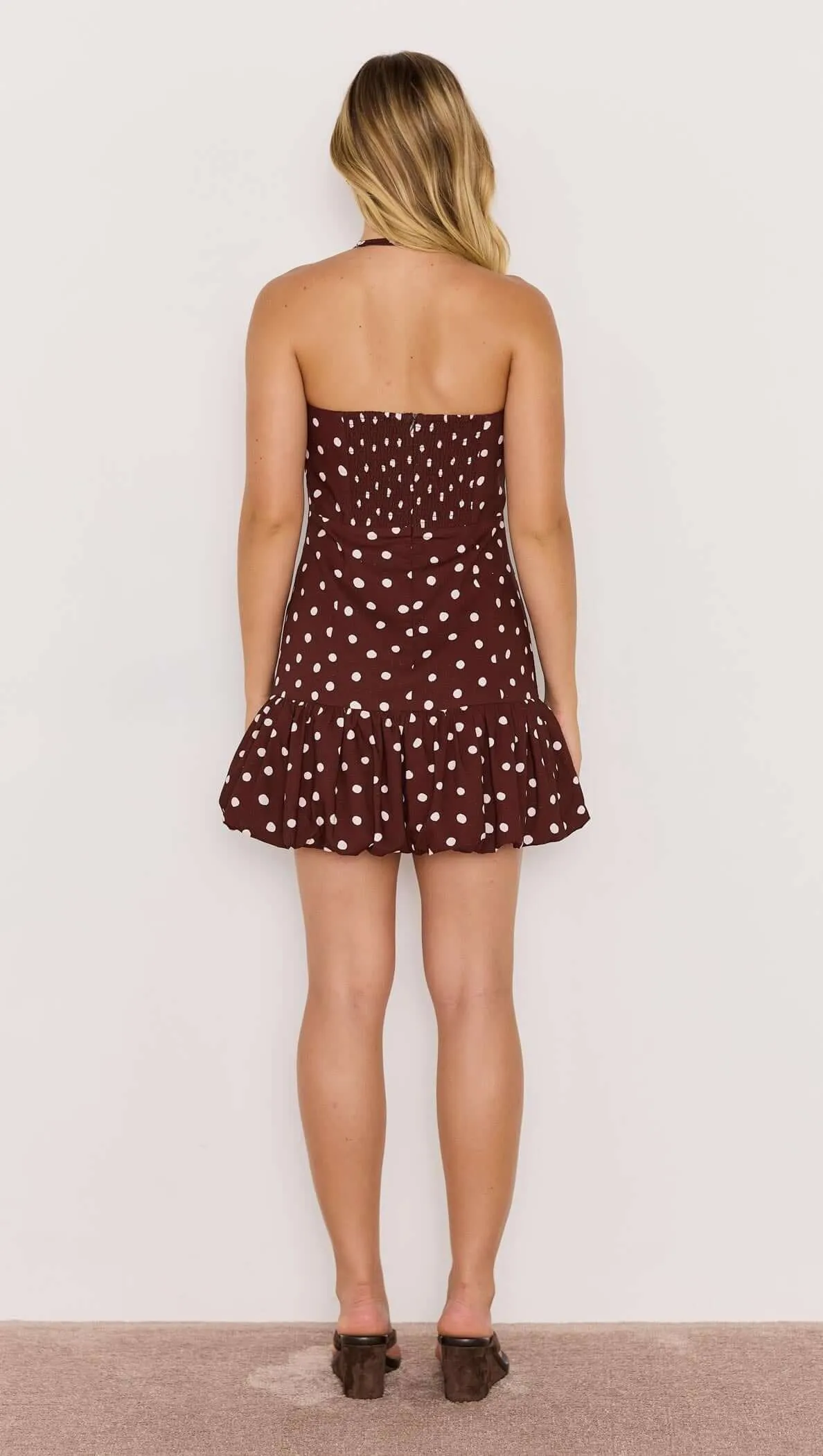 Cedar Spot Bubble Mini Dress sold by MINKPINK product image thumbnail 4