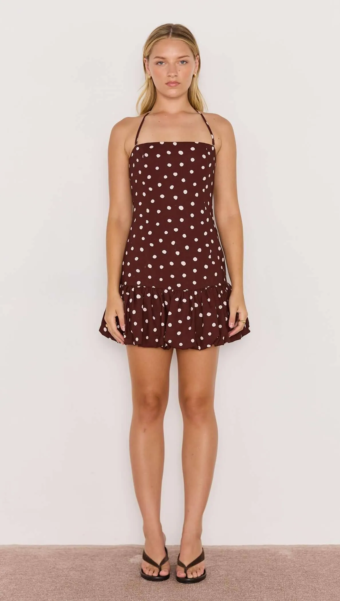 Cedar Spot Bubble Mini Dress sold by MINKPINK