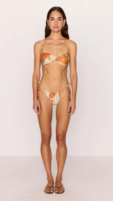 Green & Orange Tie Bikini Bottoms sold by MINKPINK