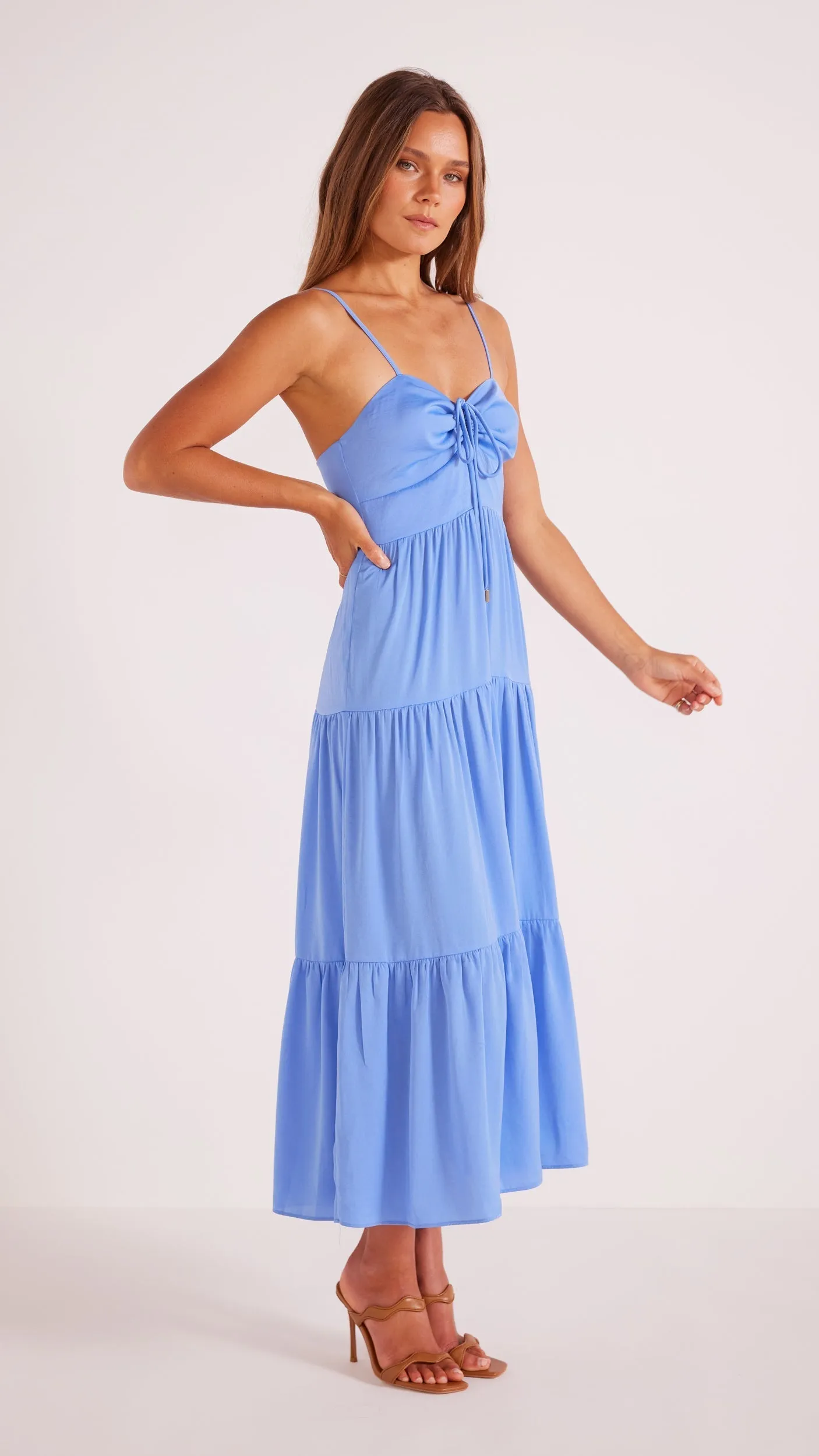 Solana Satin Midi Dress sold by MINKPINK product image thumbnail 3