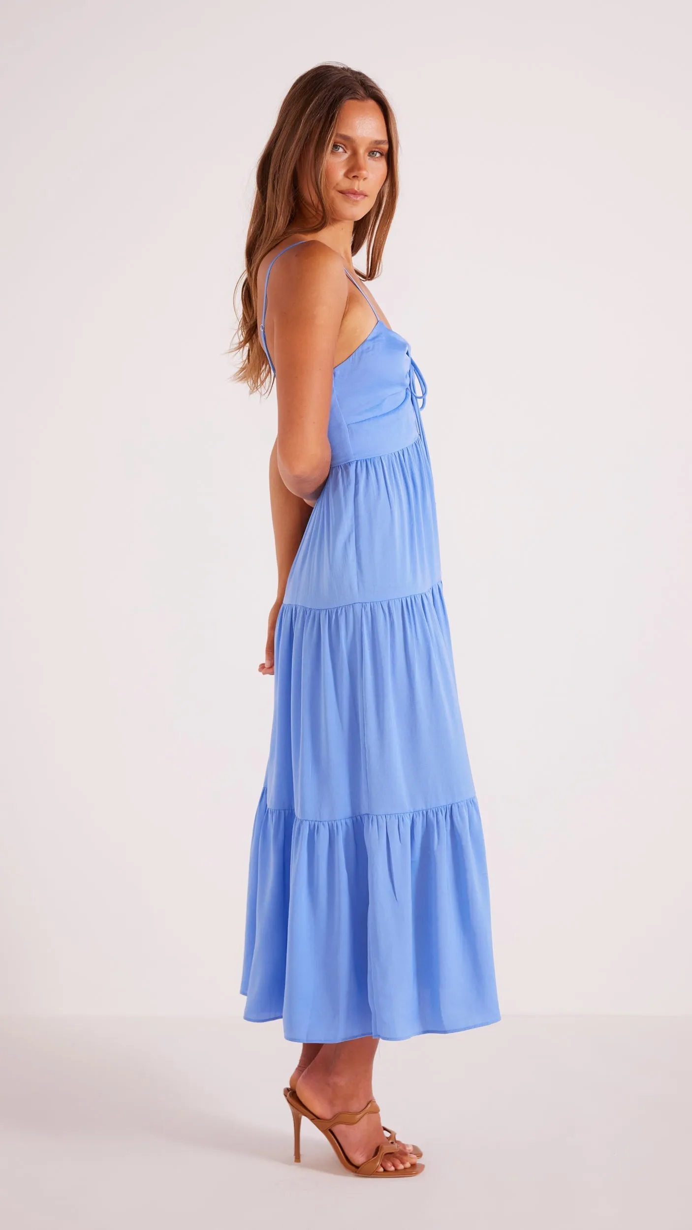 Solana Satin Midi Dress sold by MINKPINK product image thumbnail 4
