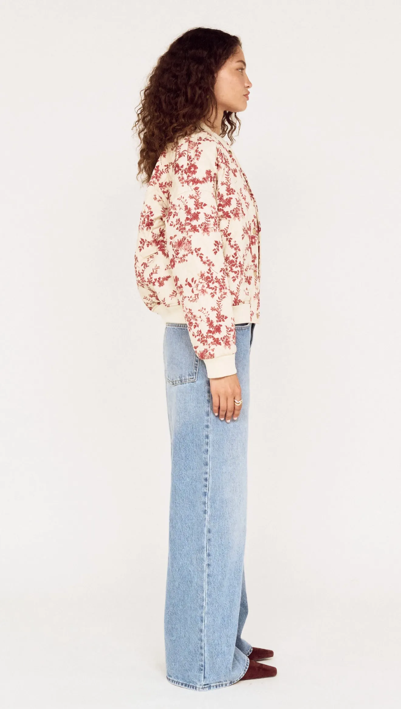 Autumn Floral Quilted Puffer Jacket sold by MINKPINK product image thumbnail 3