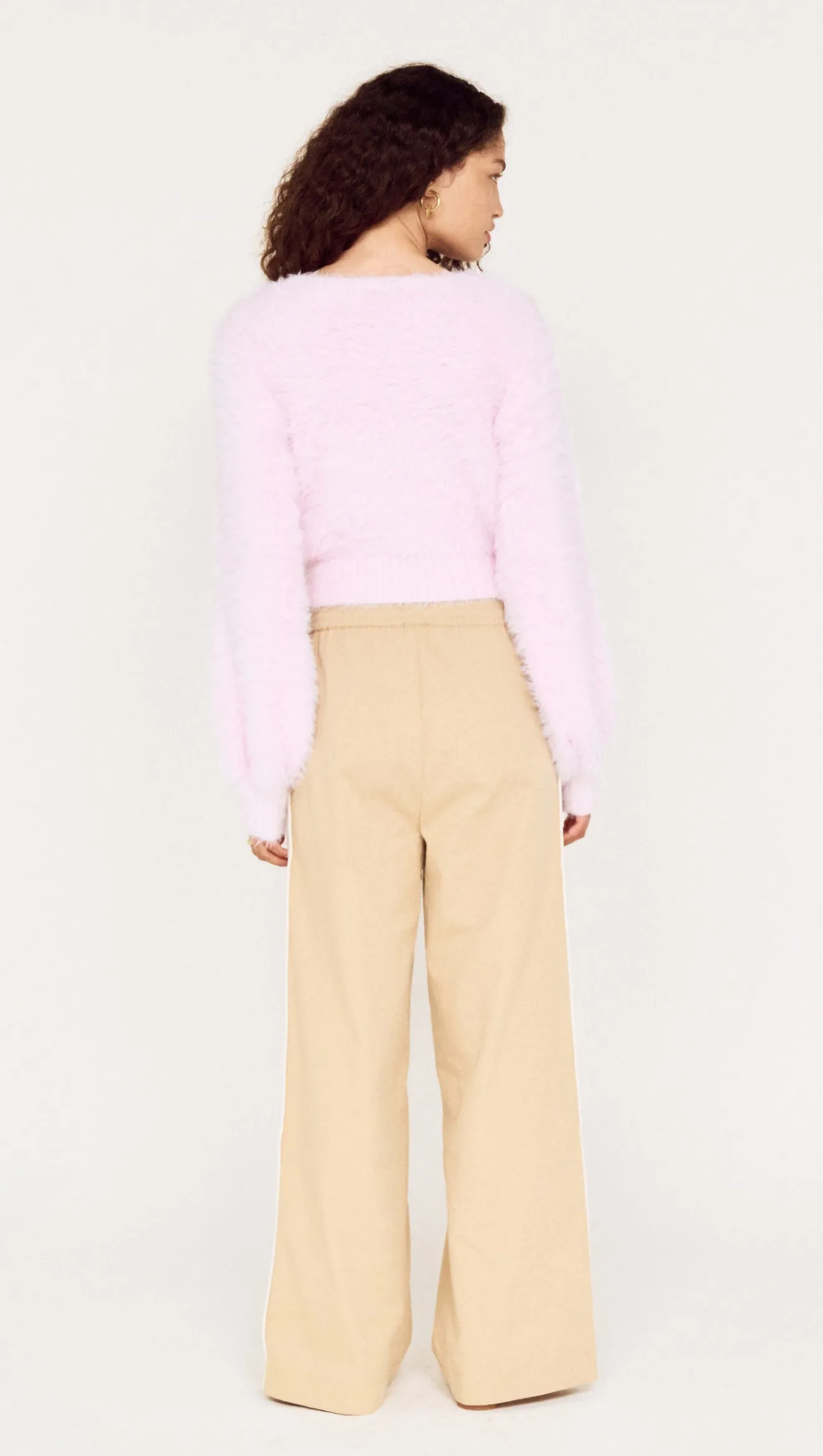 Beige Wide Leg Side Stripe Pant sold by MINKPINK product image thumbnail 3