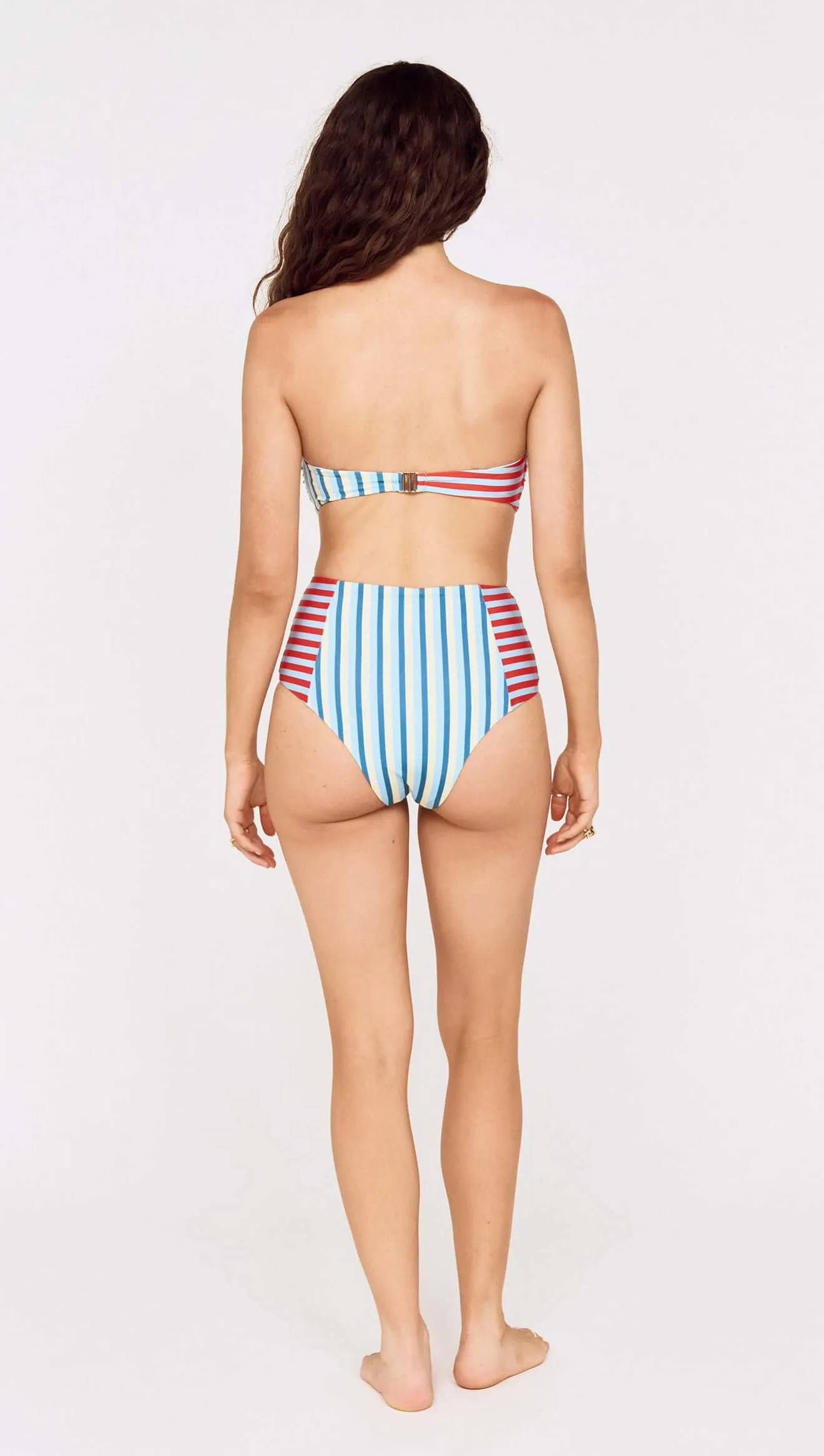 Contrast Stripe High Waisted Bikini Bottom sold by MINKPINK product image thumbnail 5
