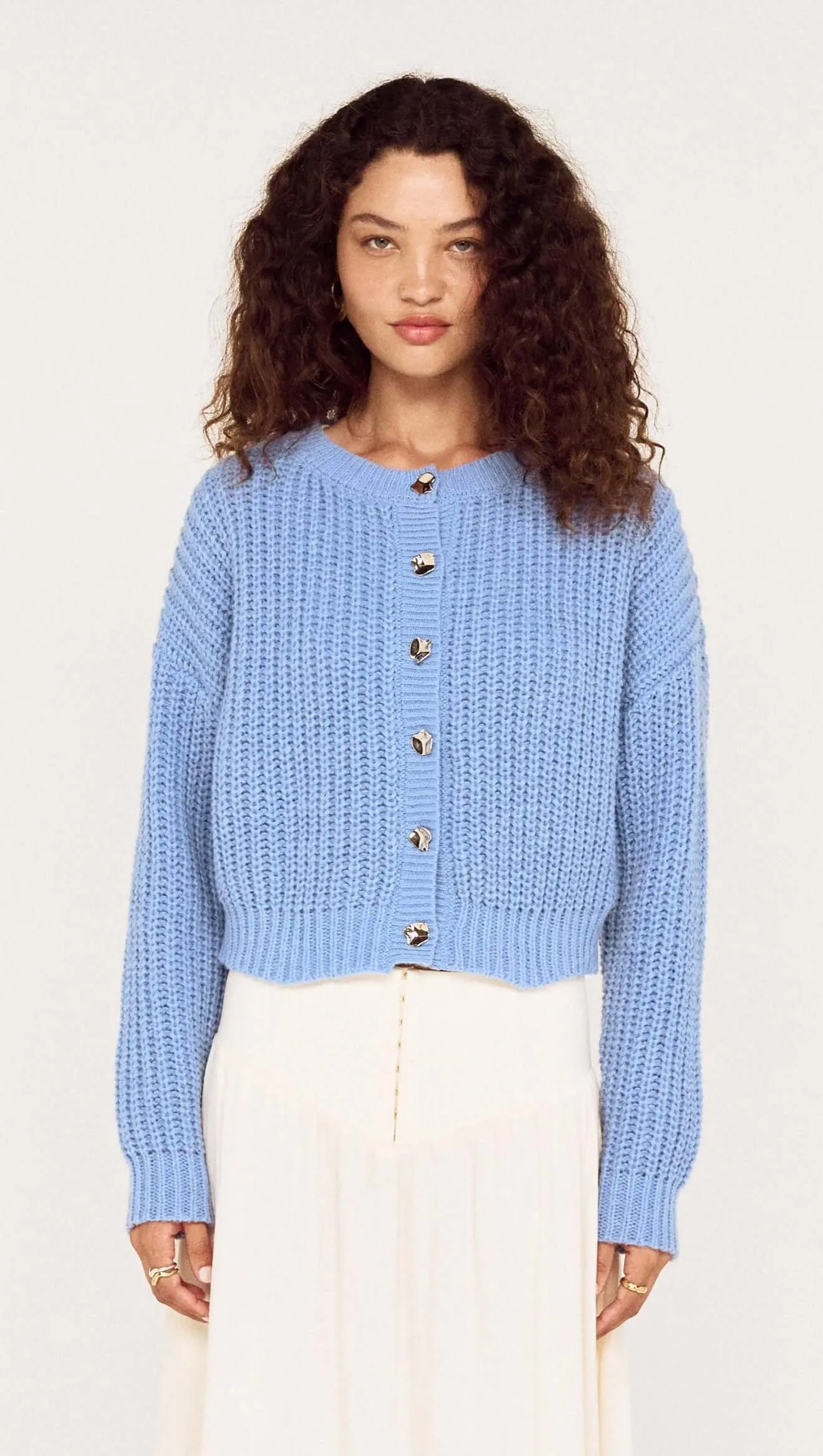 Silver Detail Chunky Knit Cardigan sold by MINKPINK product image thumbnail 2