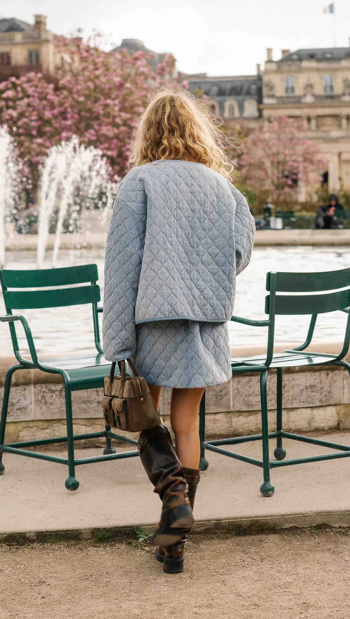 Quilted Denim Mini Skirt sold by MINKPINK product image thumbnail 5