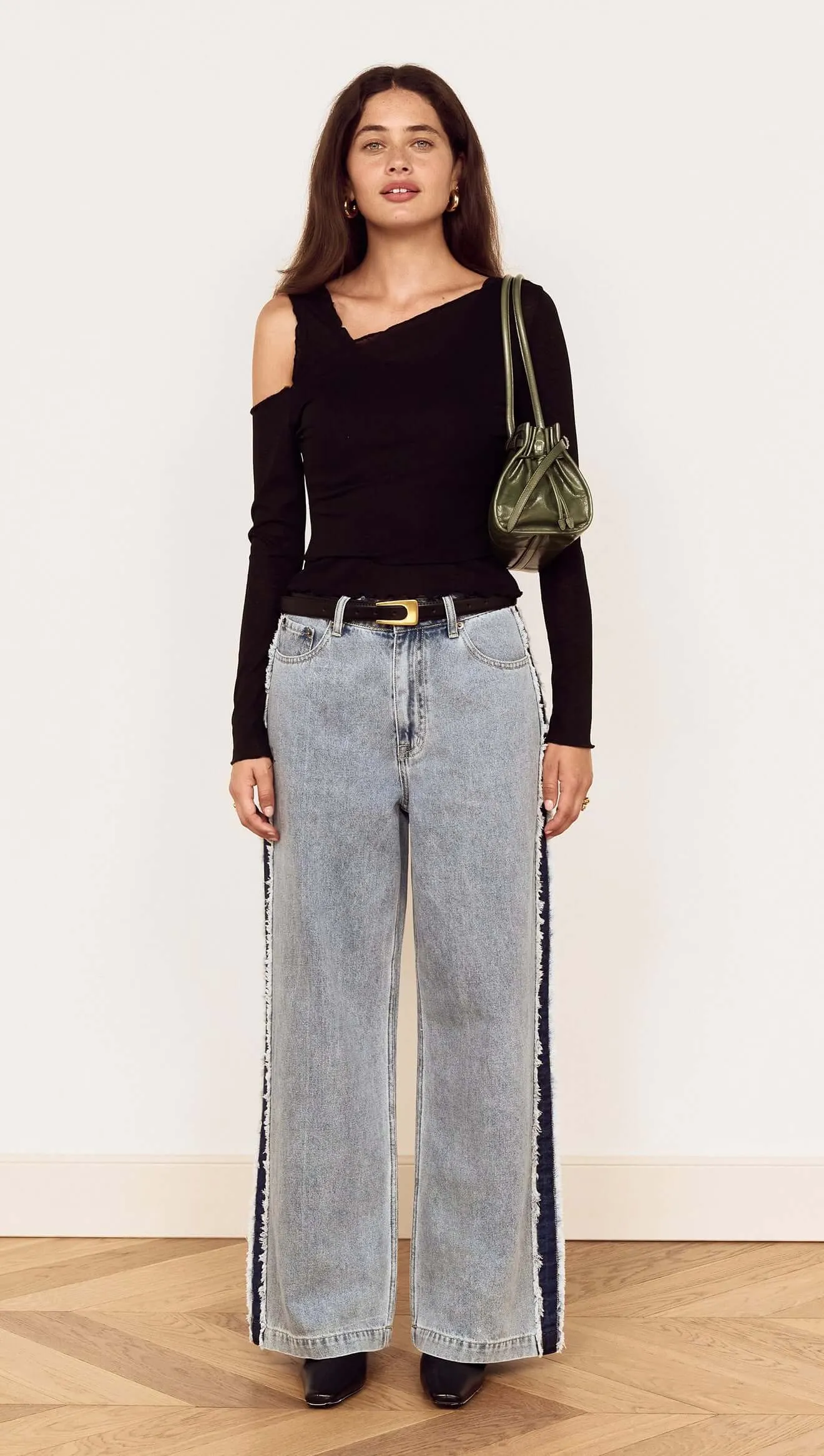 Black Asymmetric Layered Mesh Top sold by MINKPINK product image thumbnail 2