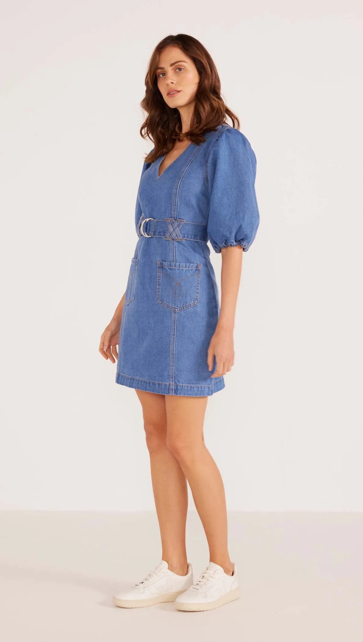 Peyton Denim Mini Dress - Extra 15% off sold by MINKPINK product image thumbnail 3