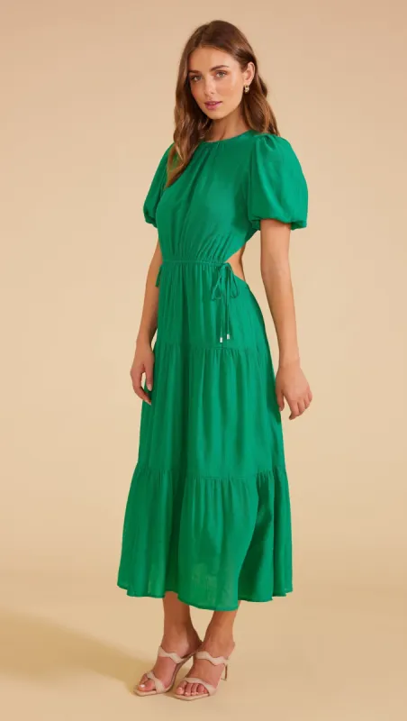 Eleanor Open Back Midi Dress sold by MINKPINK