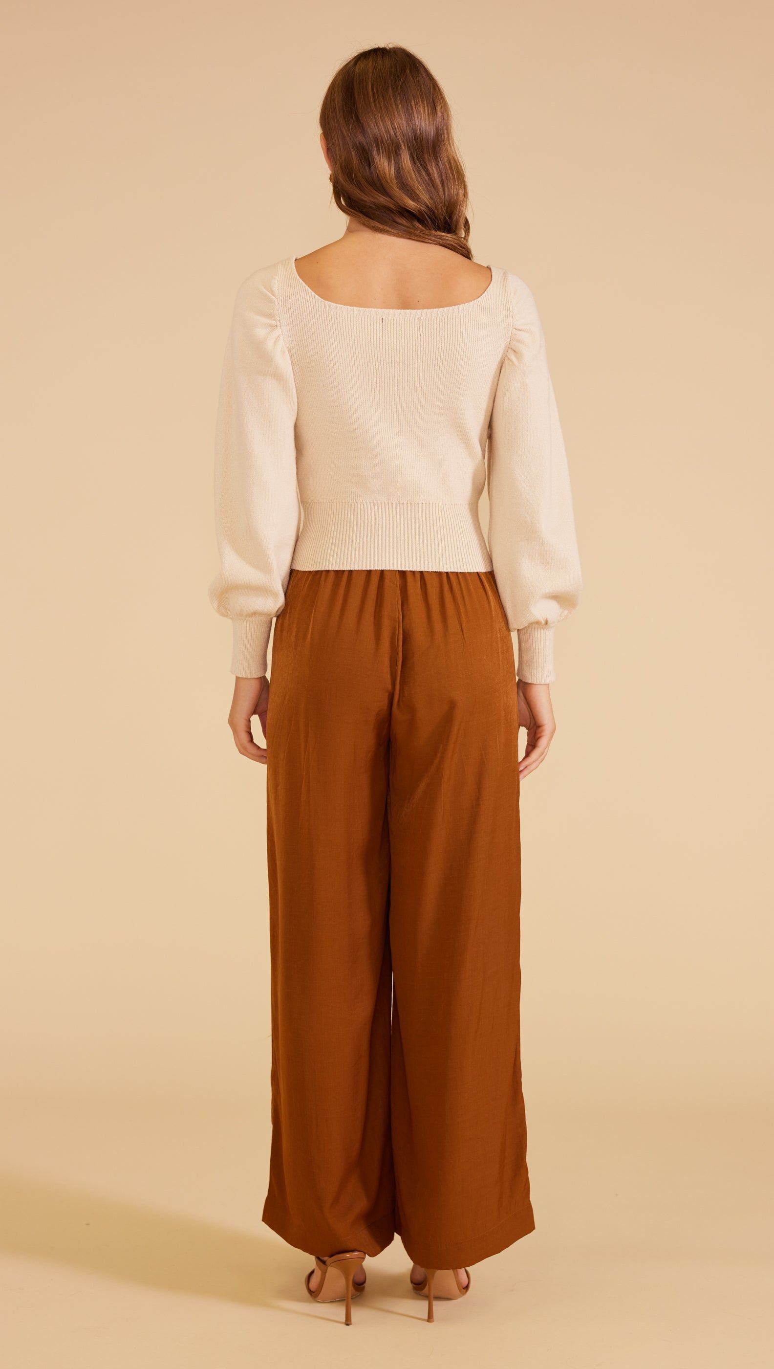 Maria Knit Top Cream sold by MINKPINK product image thumbnail 4