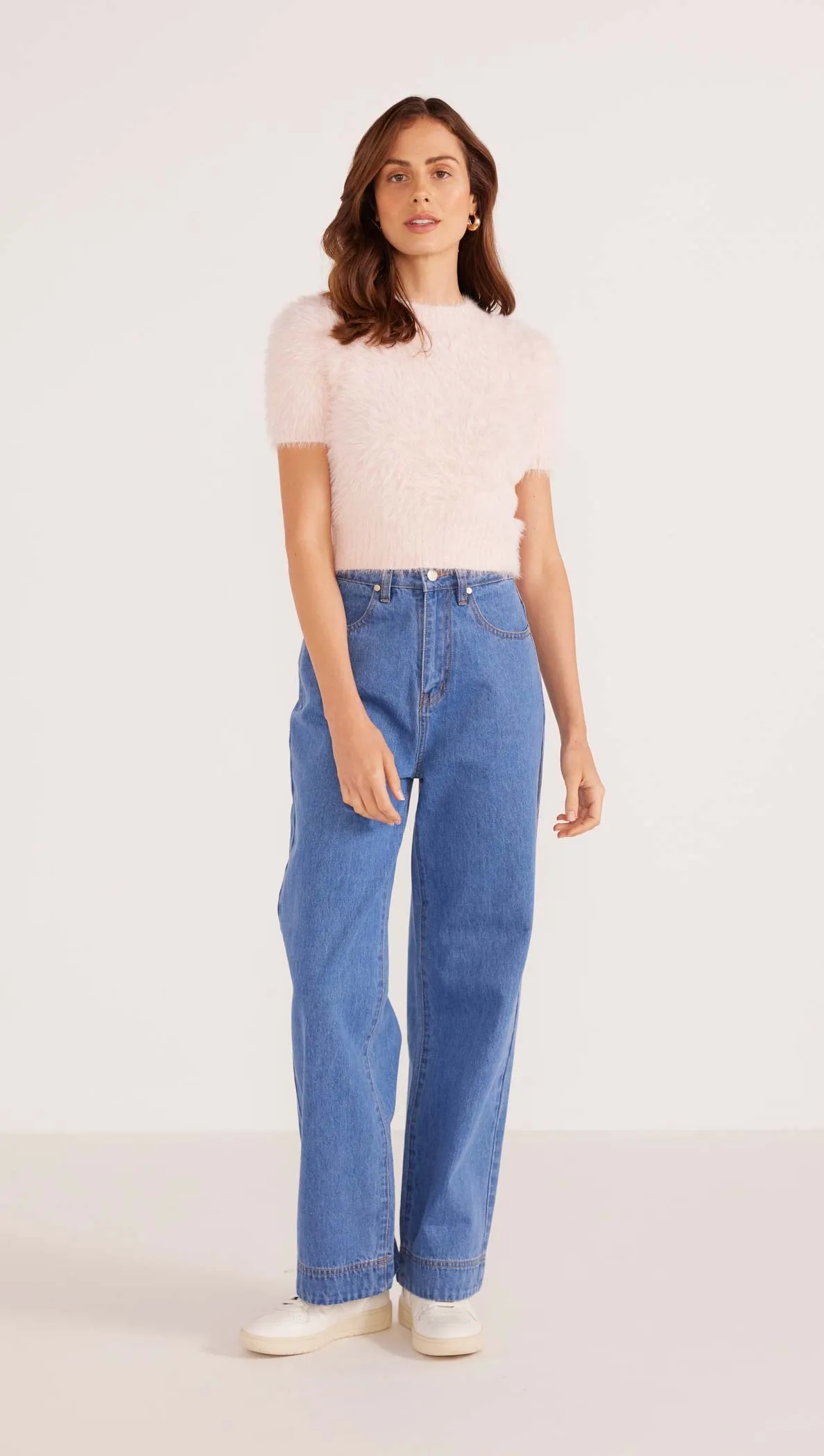 Millie Fluffy Knit Tee sold by MINKPINK product image thumbnail 2