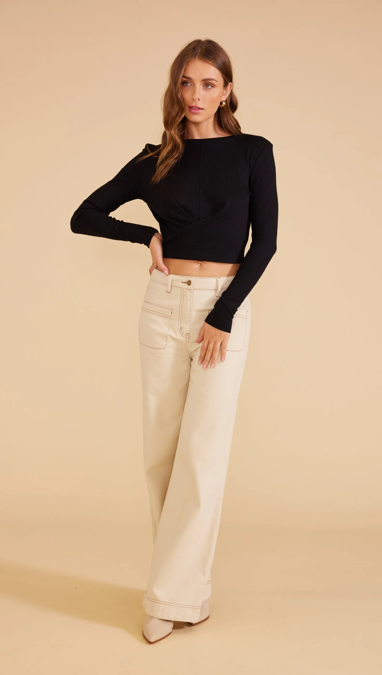 Victoria Cross Front Top Black sold by MINKPINK product image thumbnail 2