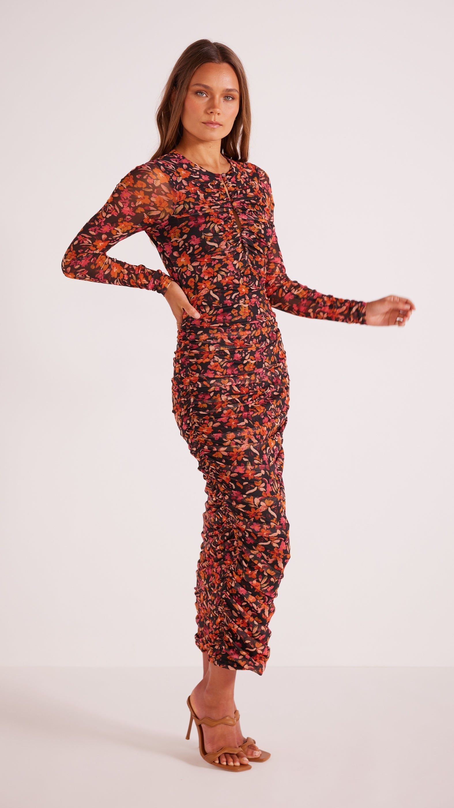 Sorrento Mesh Midi Dress sold by MINKPINK product image thumbnail 4