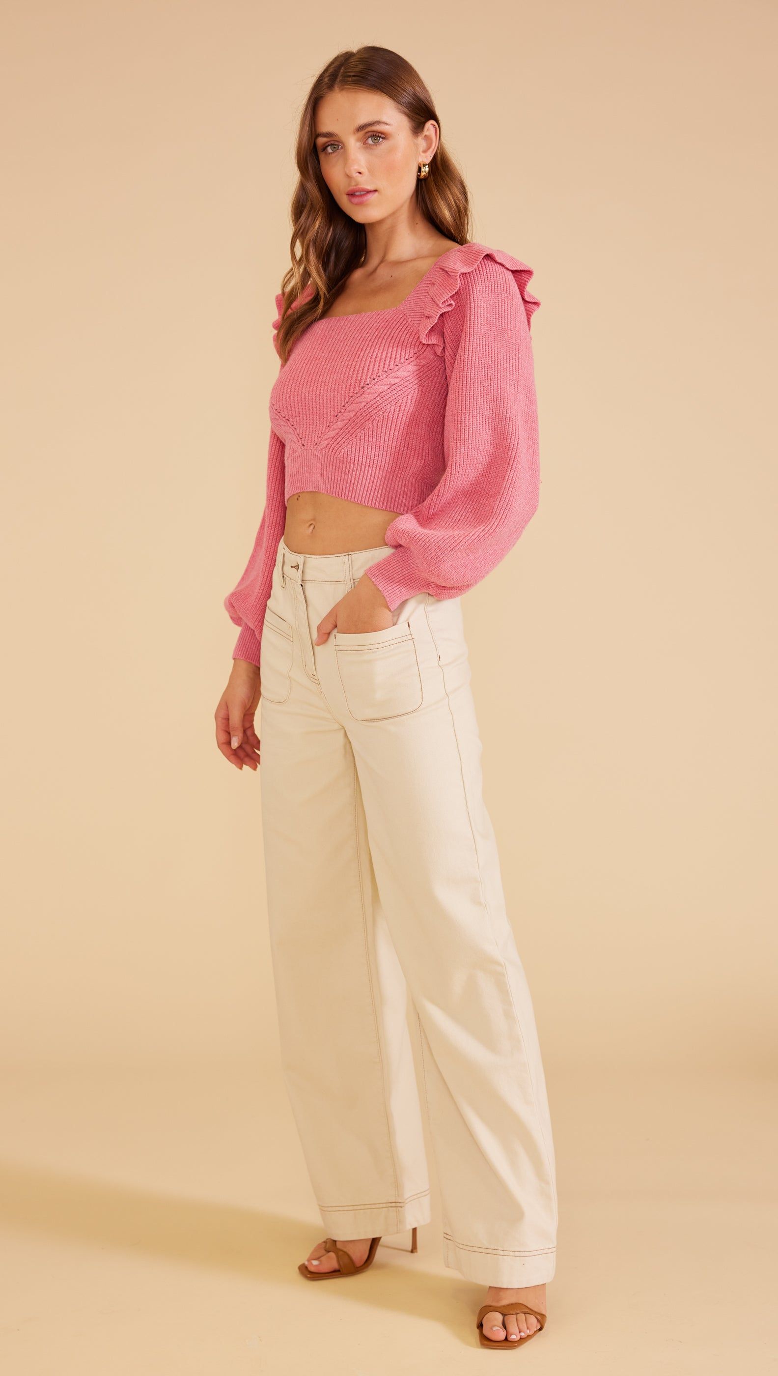 Cora Tie Back Knit Top sold by MINKPINK product image thumbnail 3