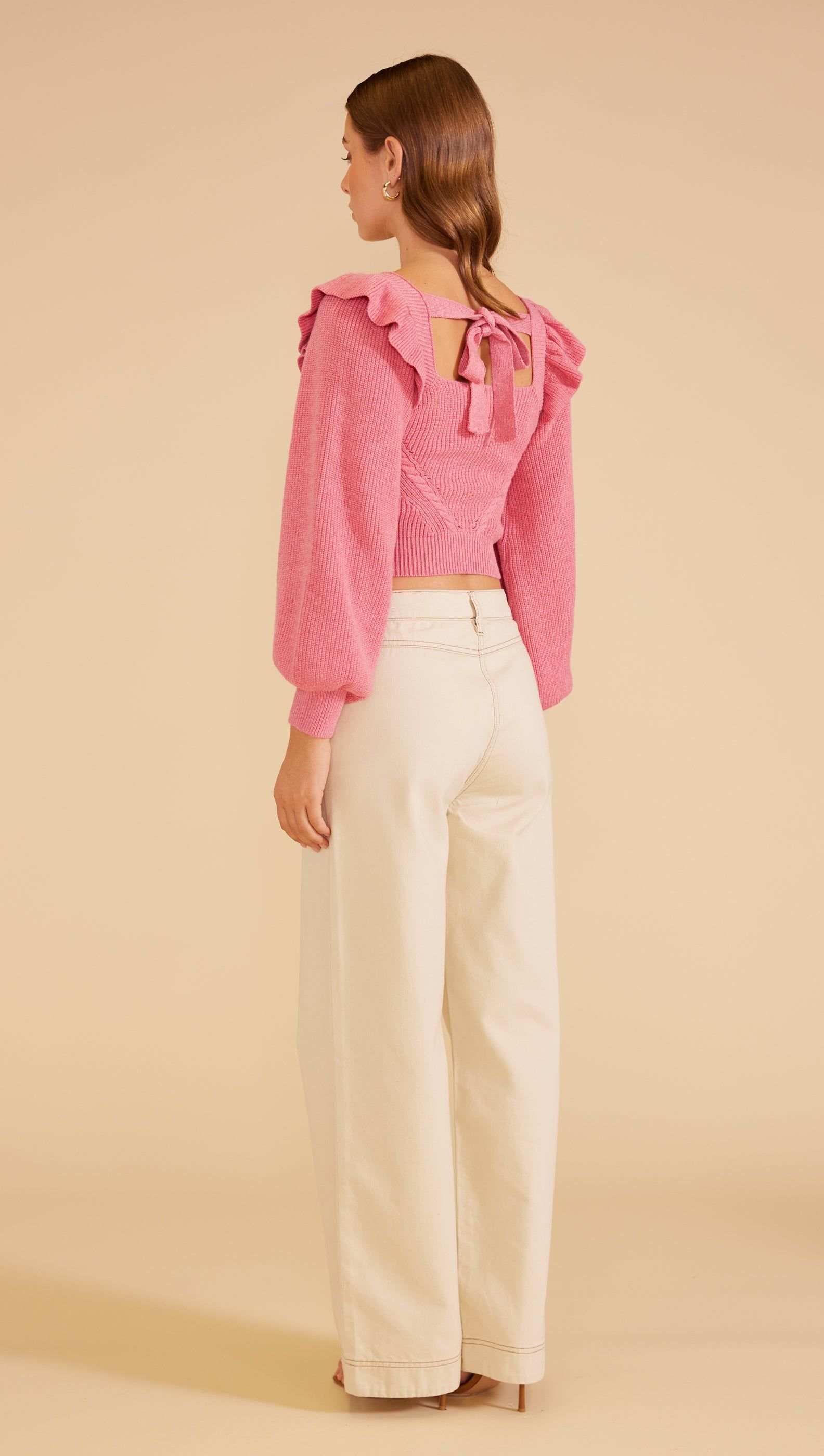 Cora Tie Back Knit Top sold by MINKPINK product image thumbnail 4