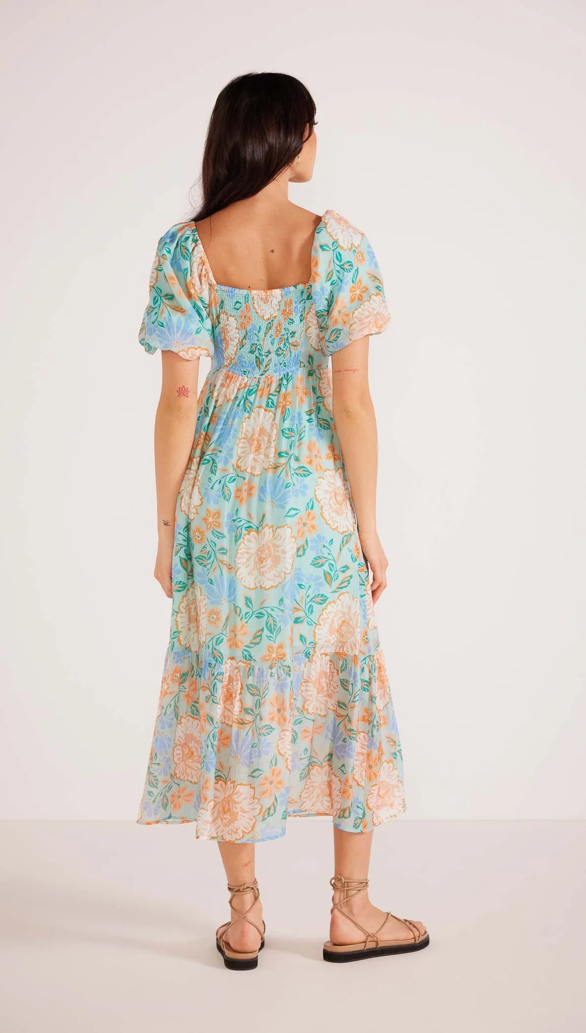 Evelyn Puff Sleeve Midi Dress - Extra 15% off sold by MINKPINK product image thumbnail 5