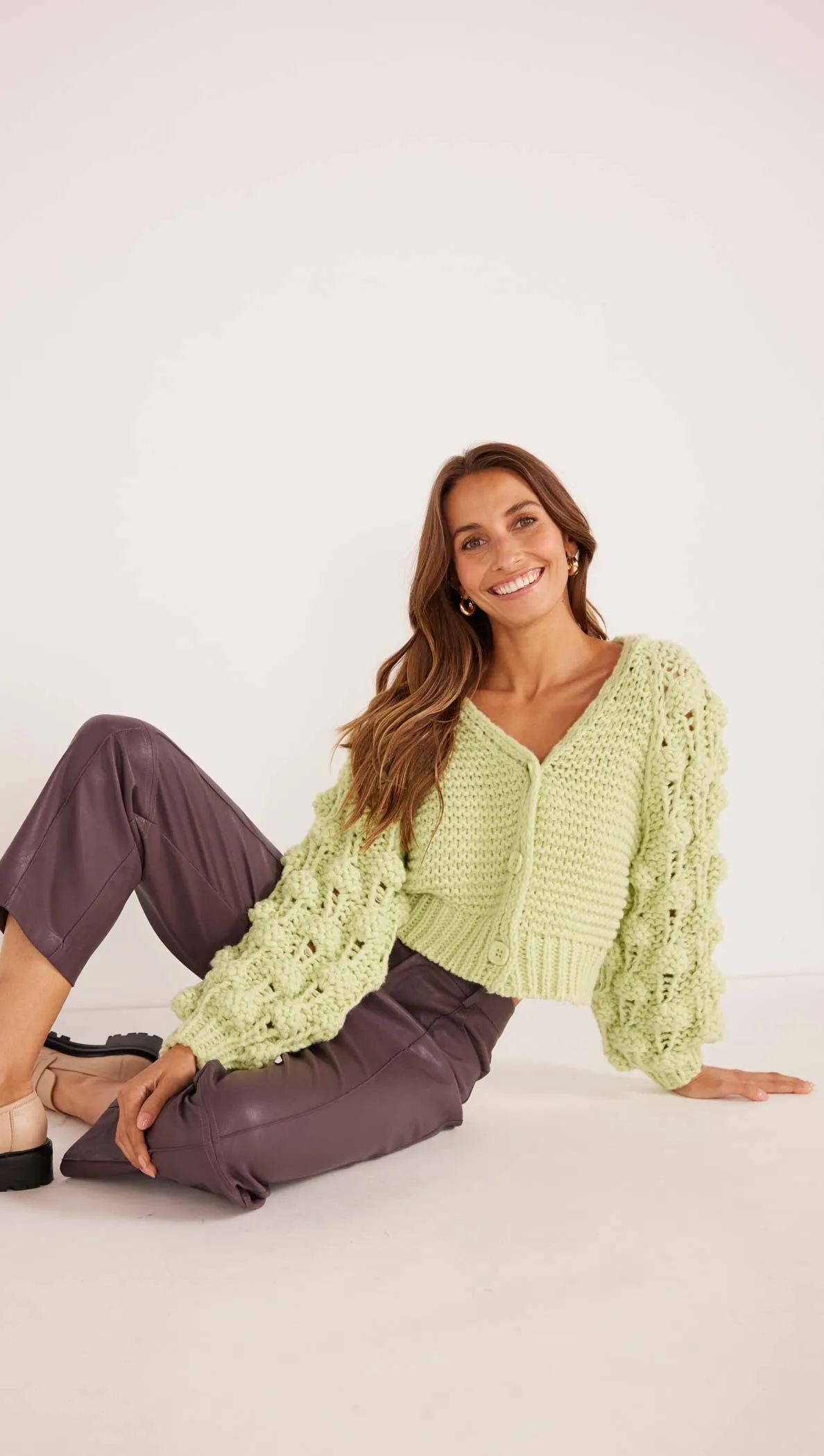 Lana Bobble Knit Cardigan - Final Sale sold by MINKPINK product image thumbnail 2